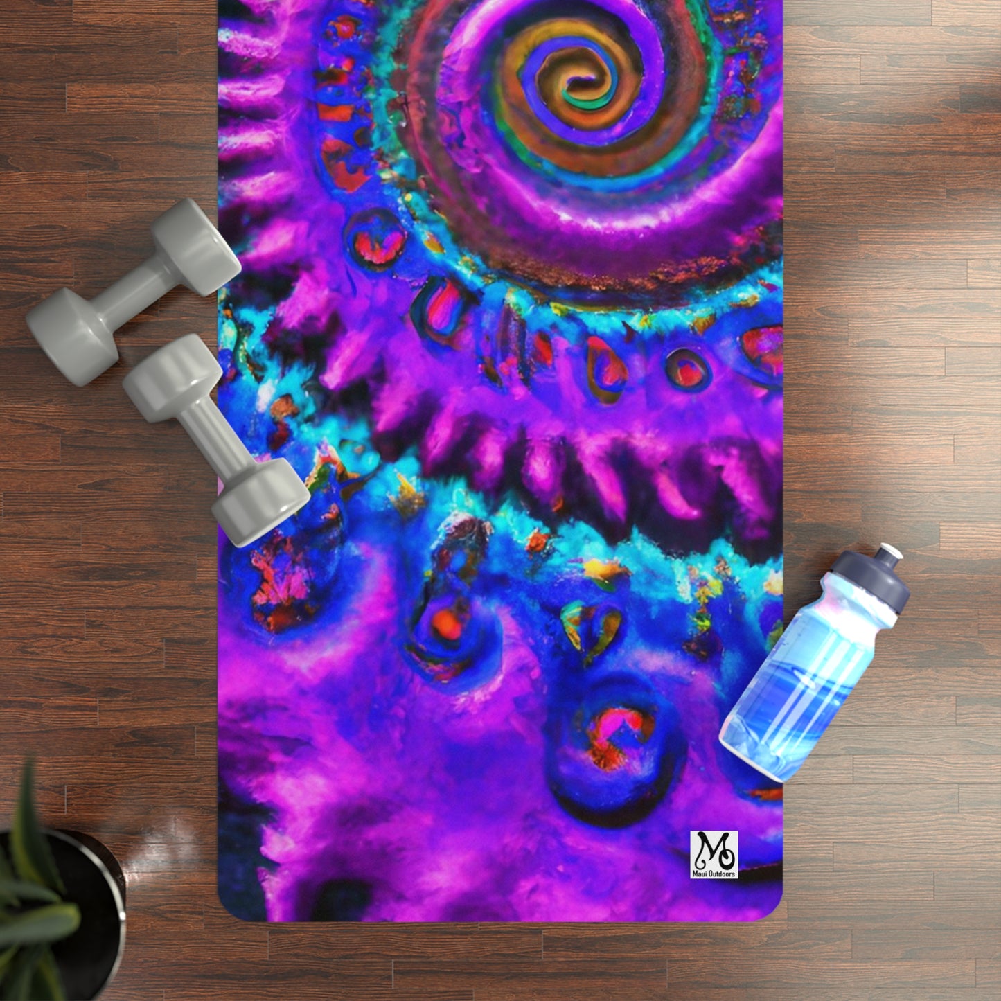 Winding Whorl - Yoga Mat