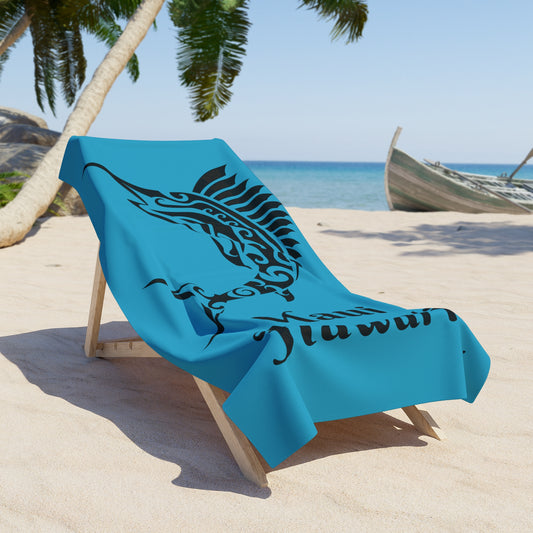 Marlin Tribal - Beach Towel