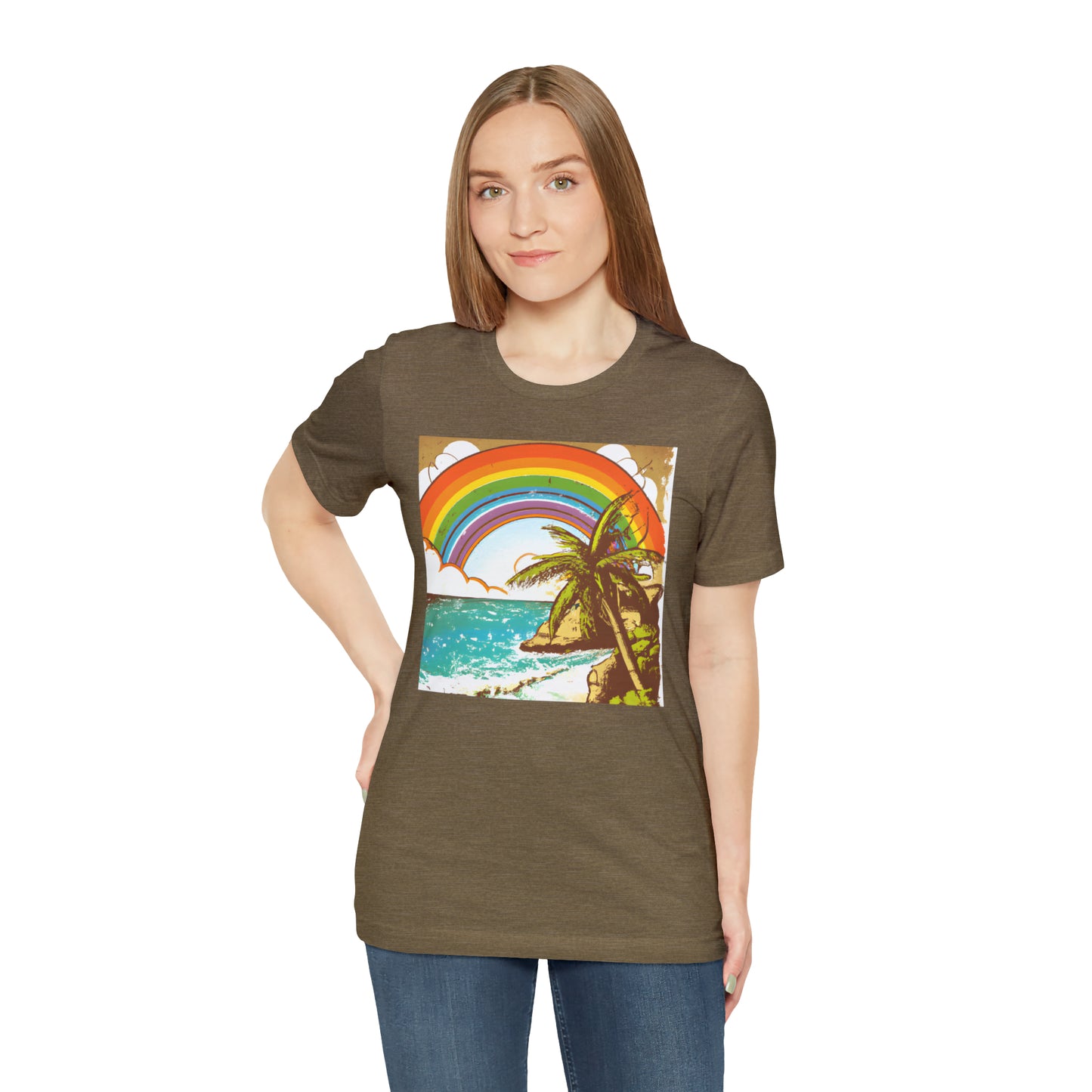 Rainbow Glimmer Island - T-shirt