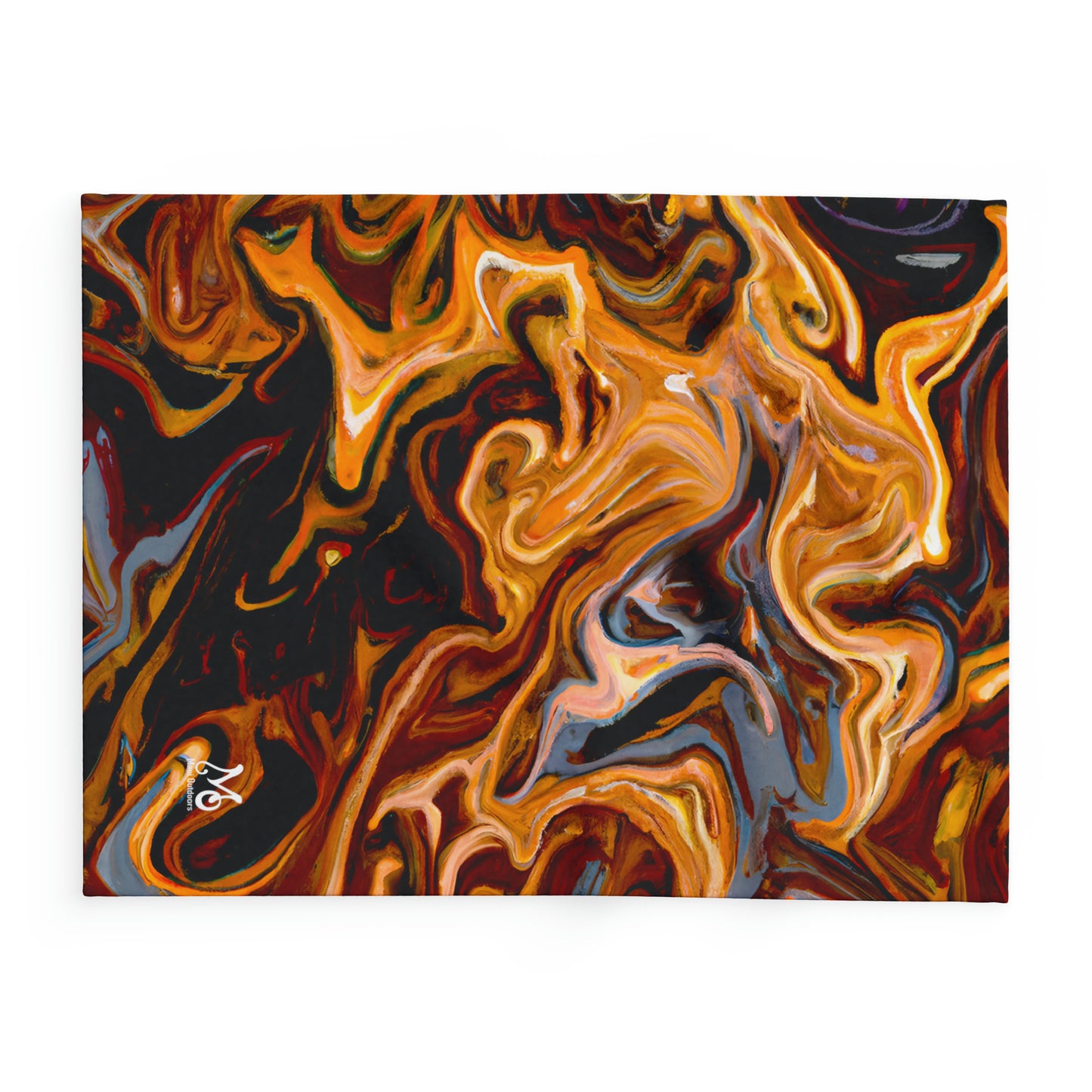 Lava Ripples - Fleece Blanket