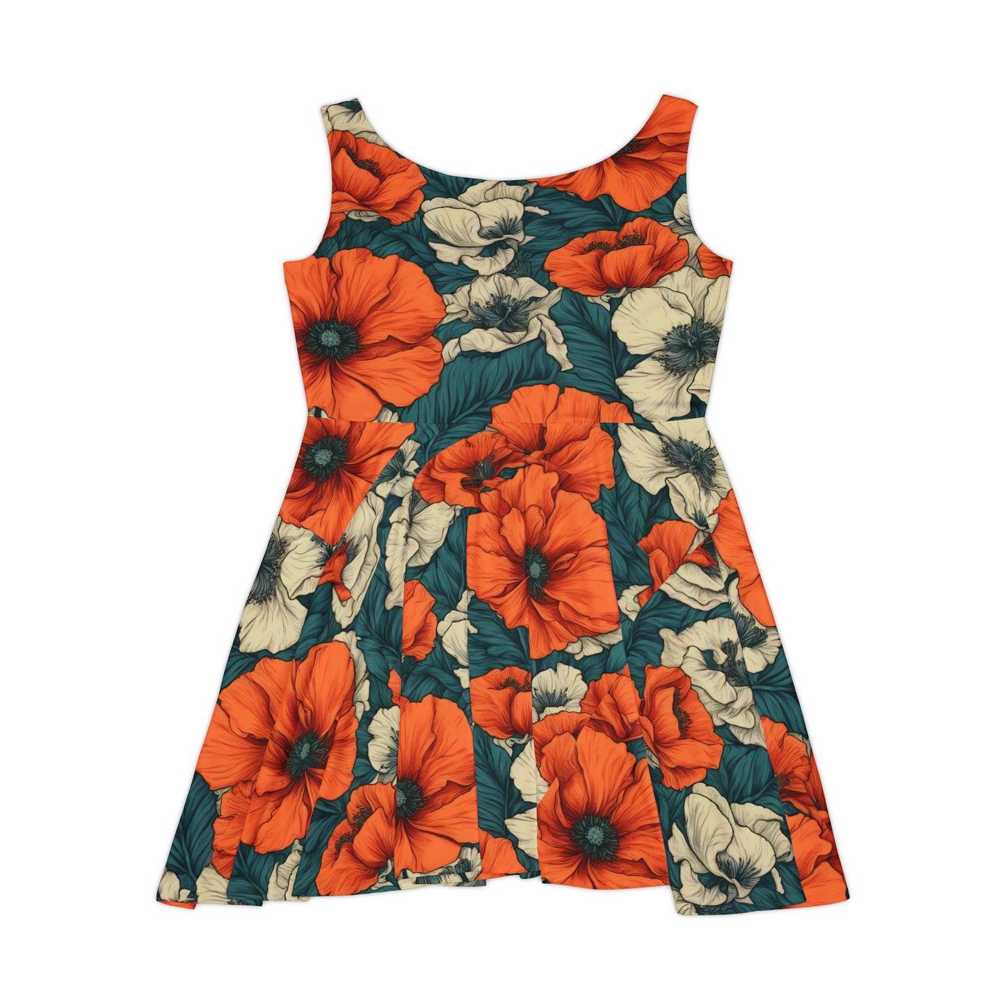 Hawaiian Poppy - Women's Skater Dress