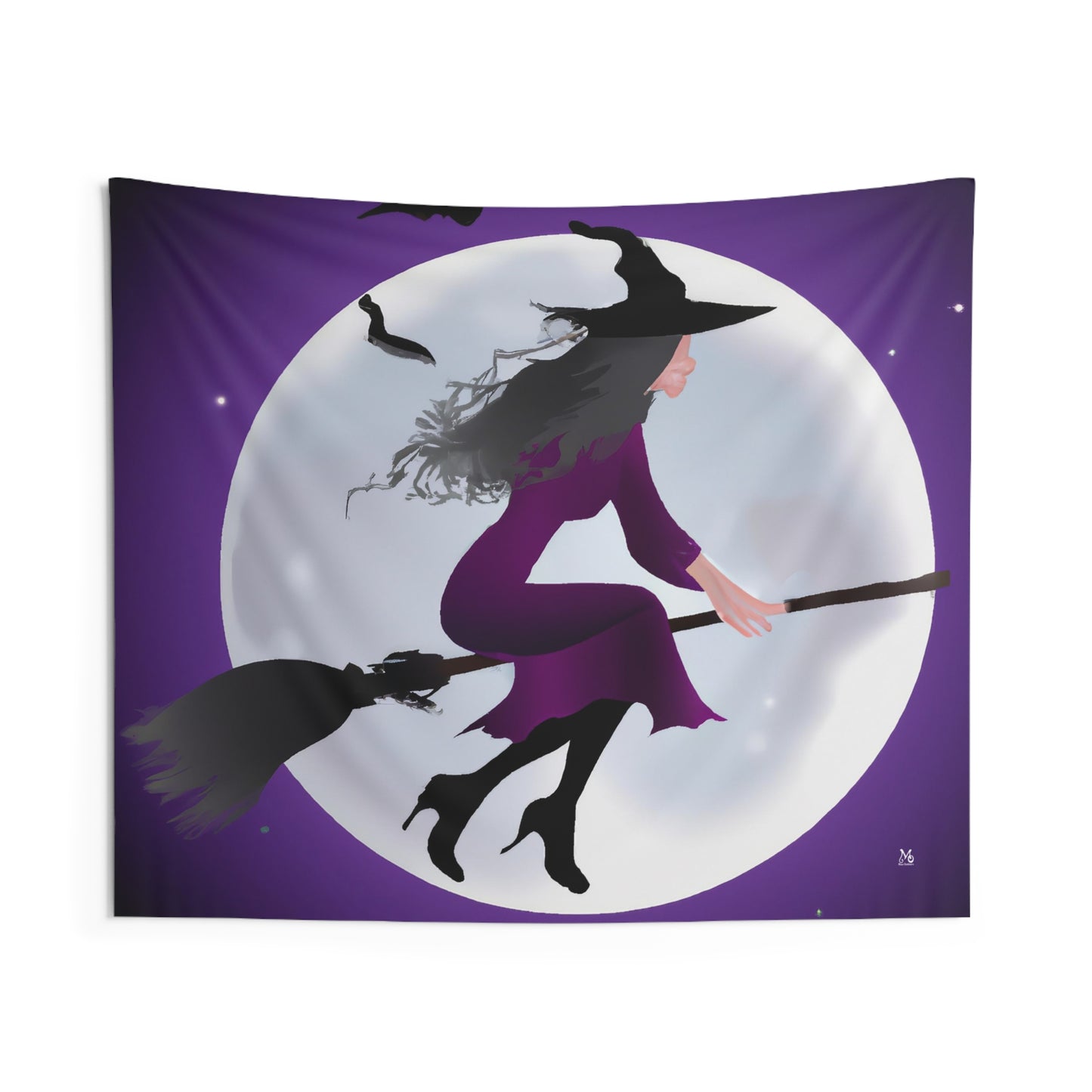 Witchy Whiskers - Halloween Tapestry