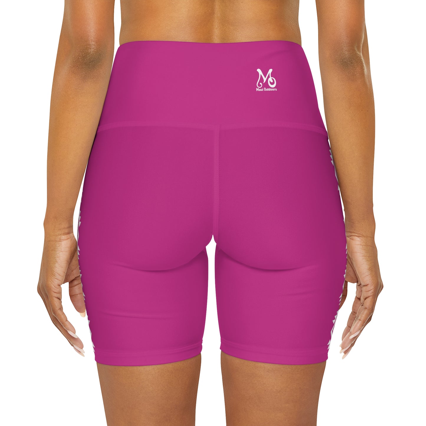 Maui Outdoors Tribal XII - High Waisted Yoga Shorts