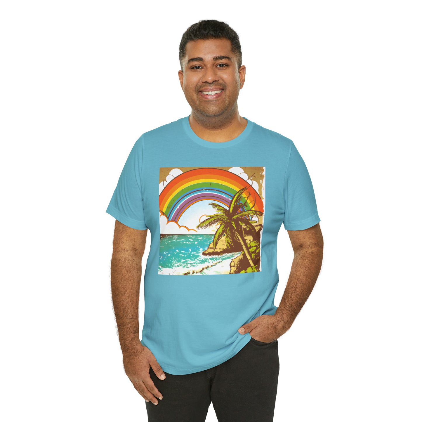 Rainbow Glimmer Island - T-shirt