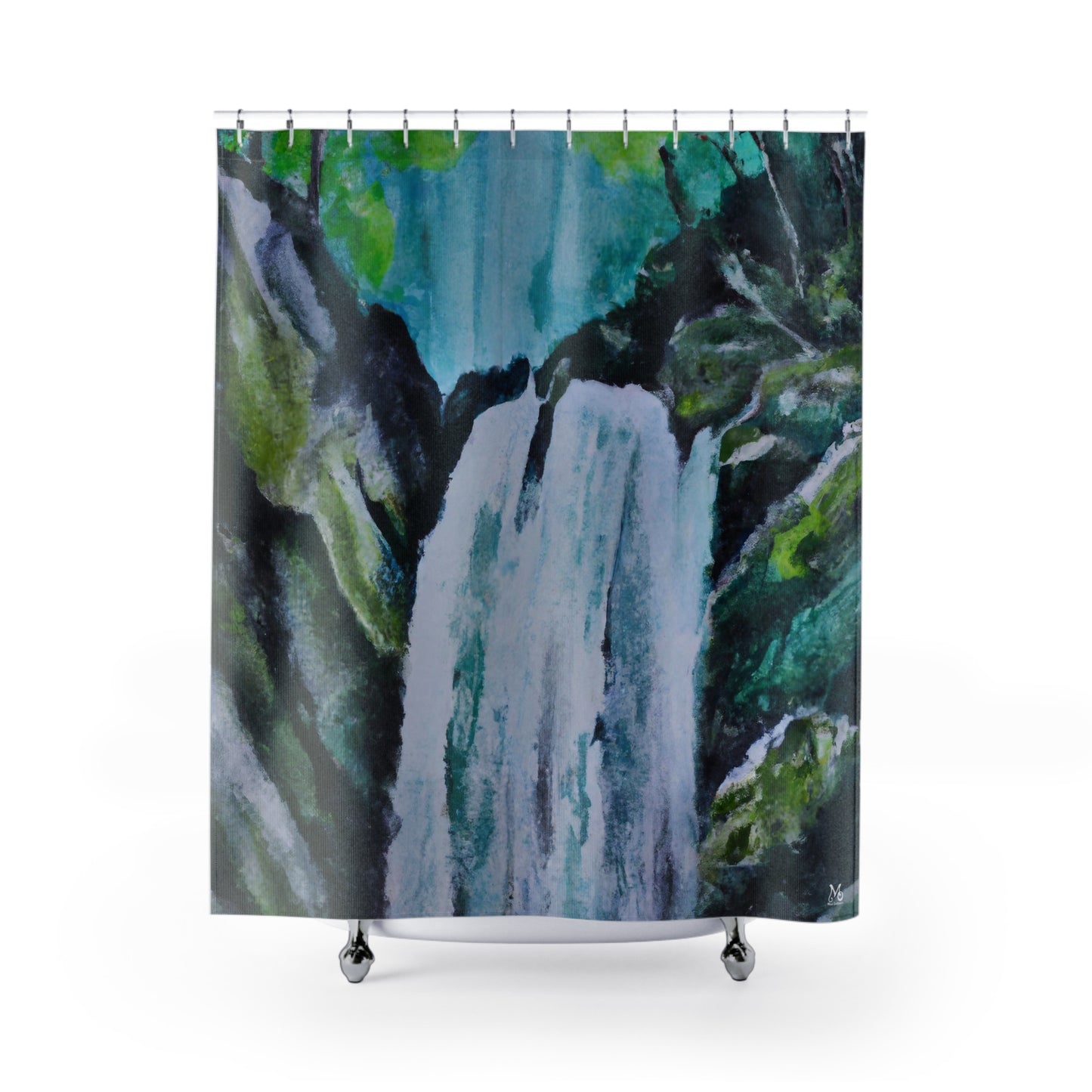 Wailua O Kula Falls - Shower Curtain