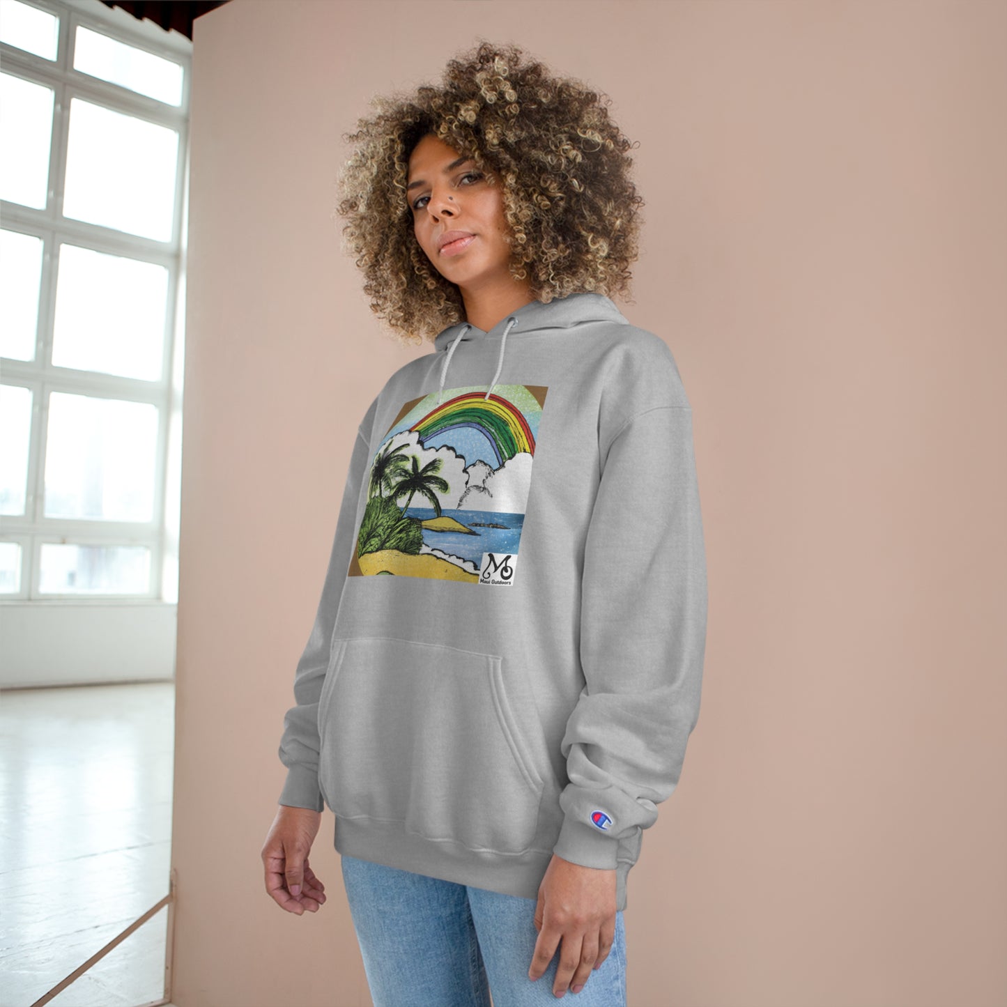 Rainbow Oasis - Champion Hoodie