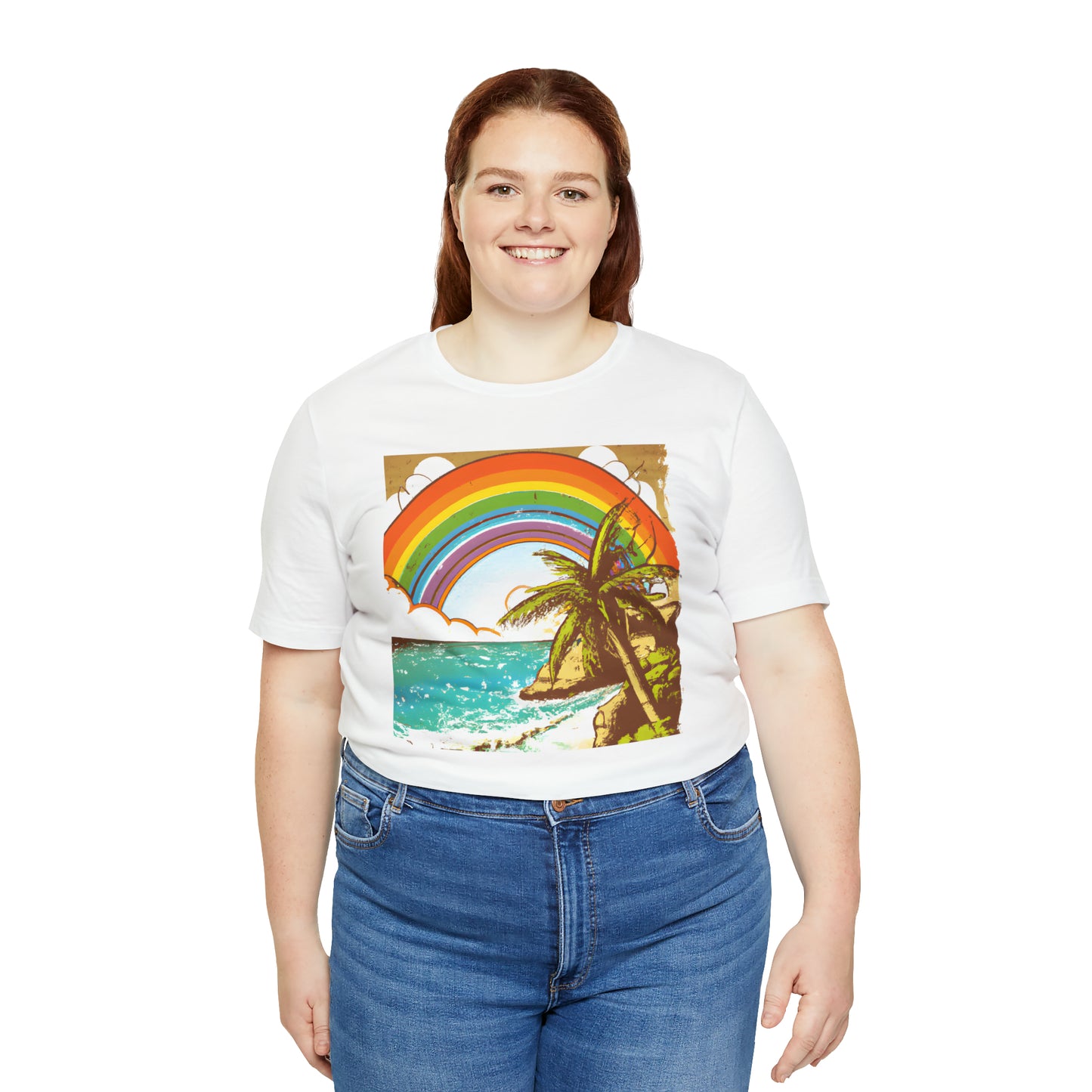 Rainbow Glimmer Island - T-shirt