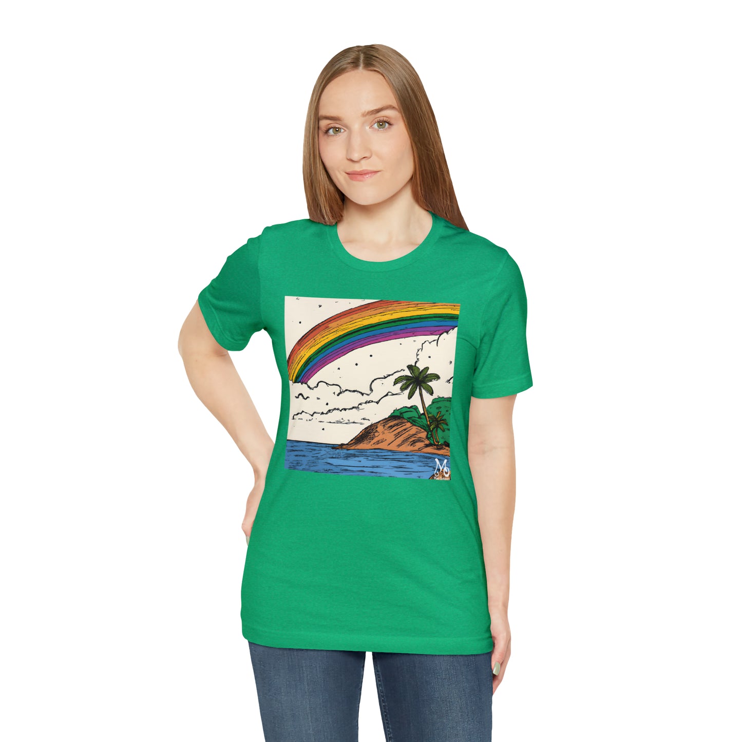 Rainbow Aloha Island - T-shirt