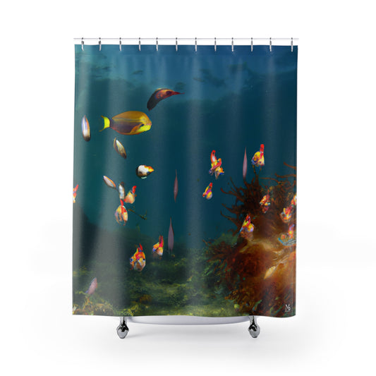 Lanaiki Reef - Shower Curtain