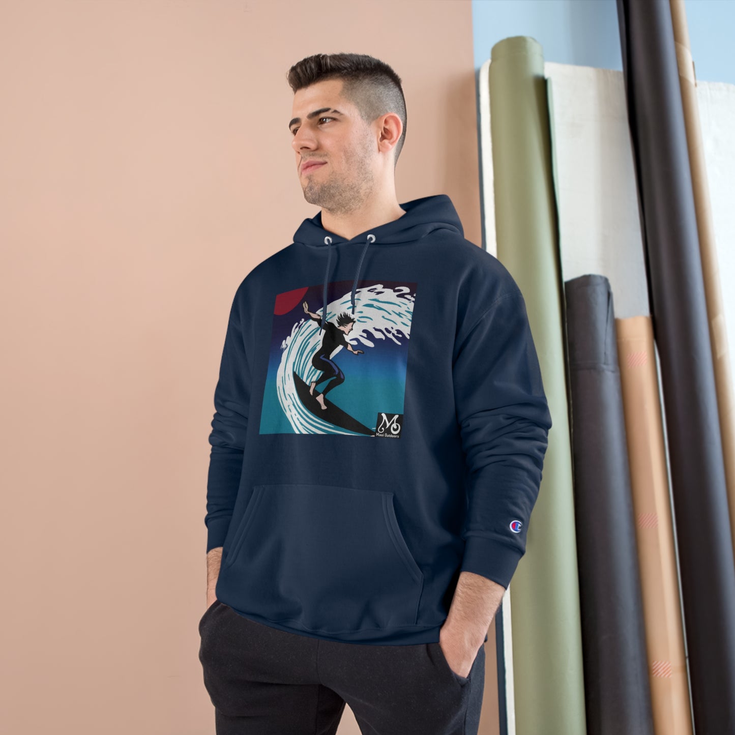 Aerial Surfer - Champion Hoodie