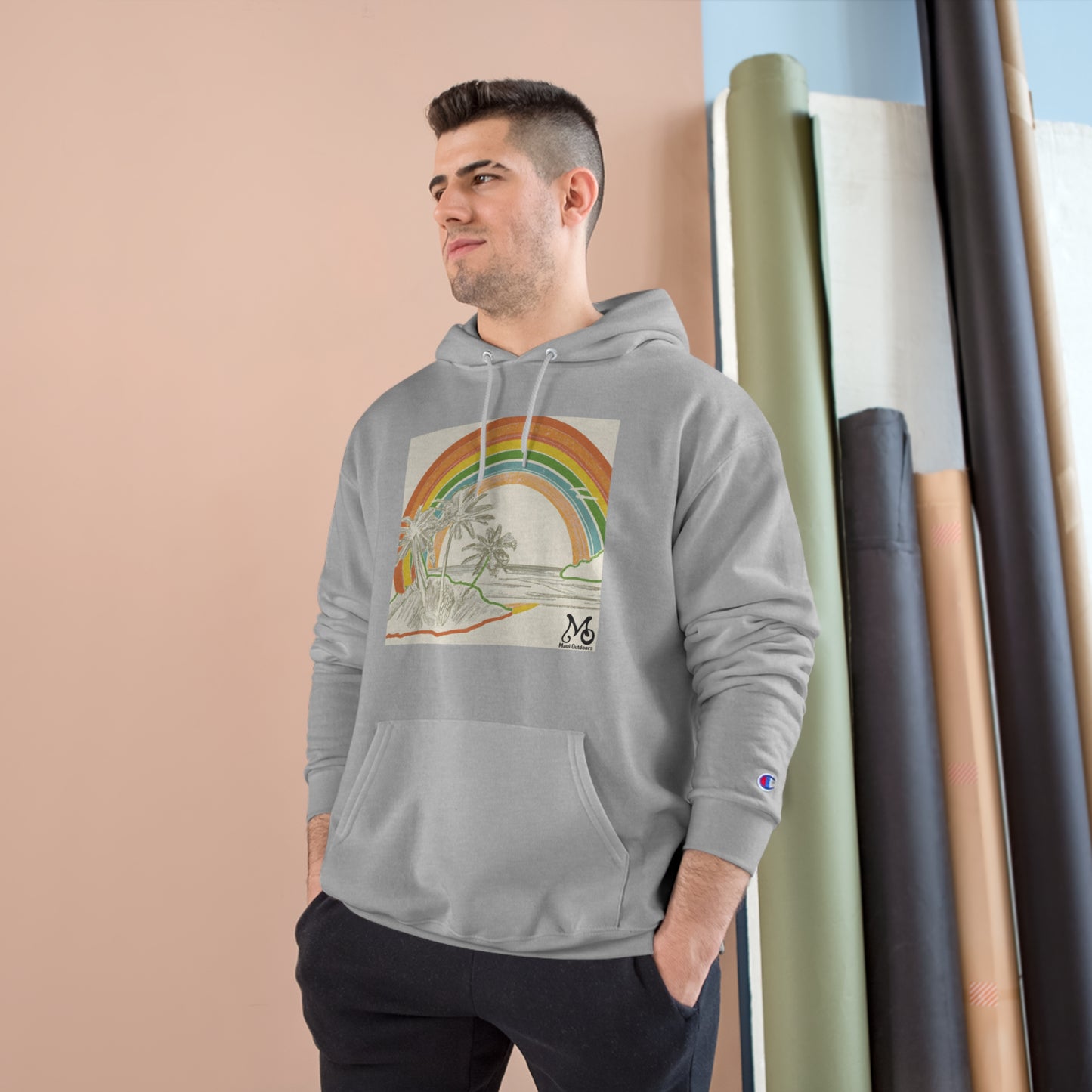 Rainbow Orca - Champion Hoodie