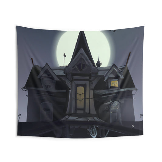 The Shadow Manor - Halloween Tapestry