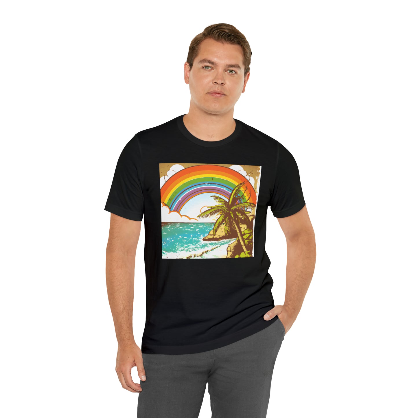 Rainbow Glimmer Island - T-shirt