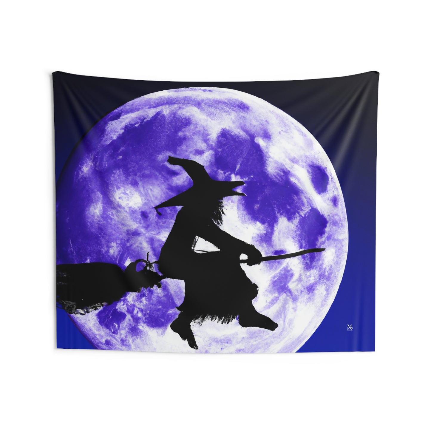 Broom Witch Bethany - Halloween Tapestry