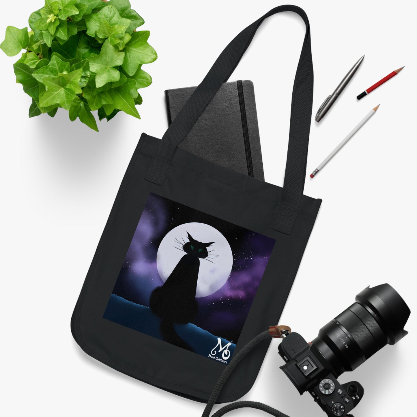 Midnight Mischief - Organic Canvas Tote Bag