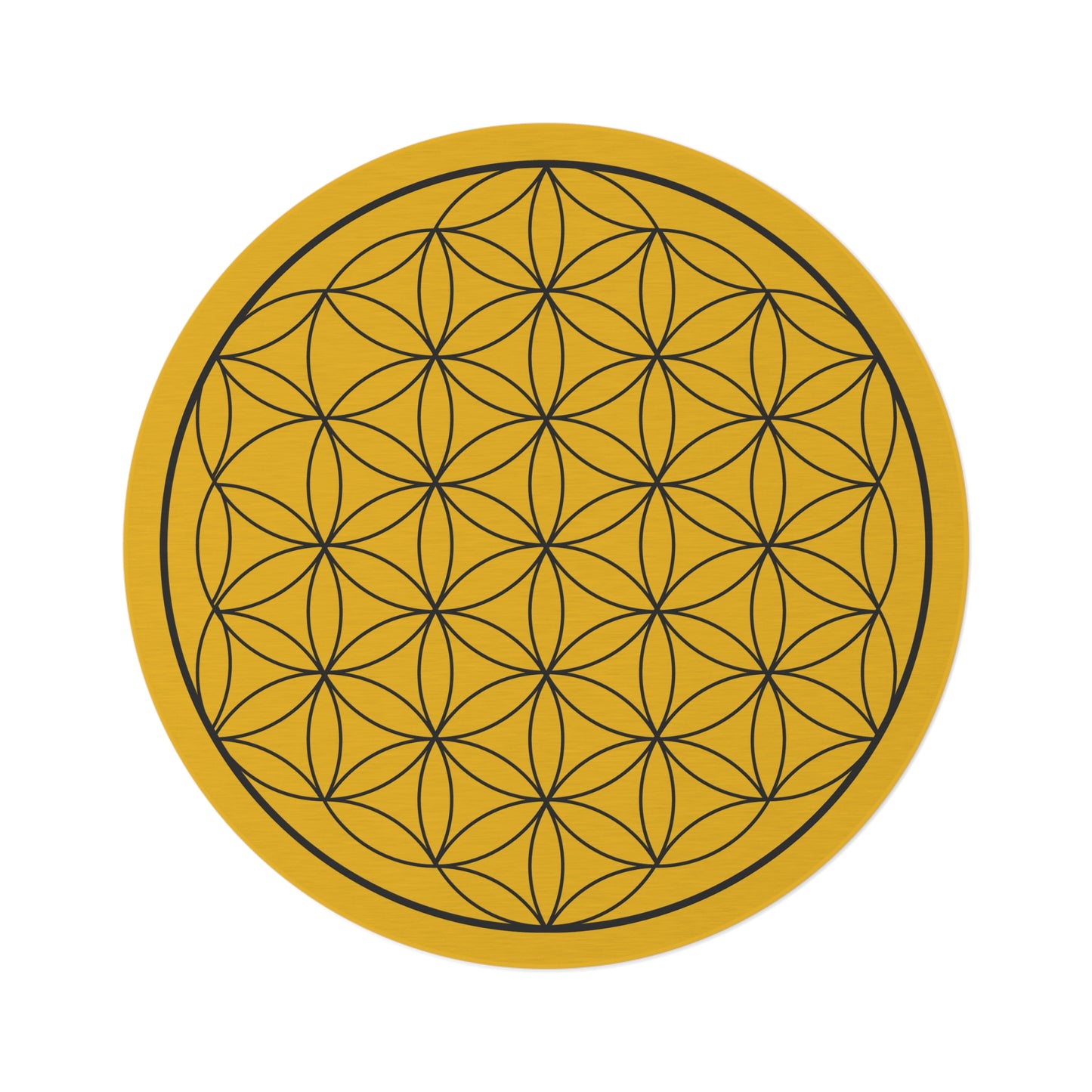 Flower of Life IV - Round Rug