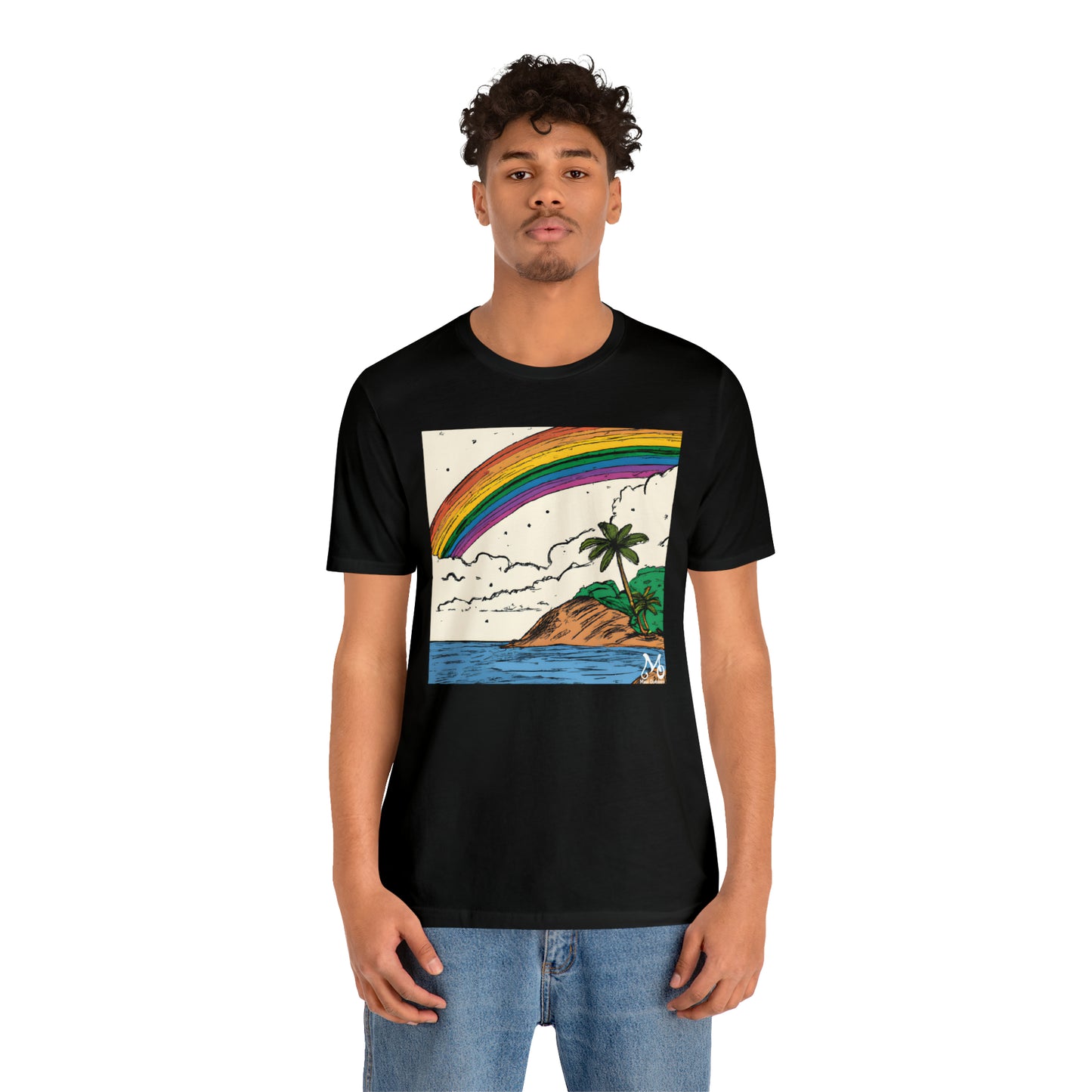 Rainbow Aloha Island - T-shirt