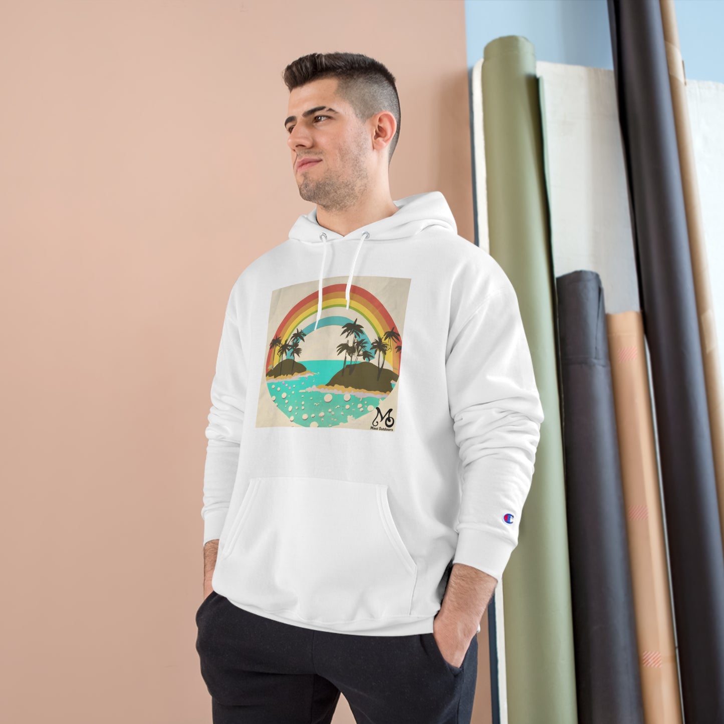 Rainbow Sands Isle - Champion Hoodie