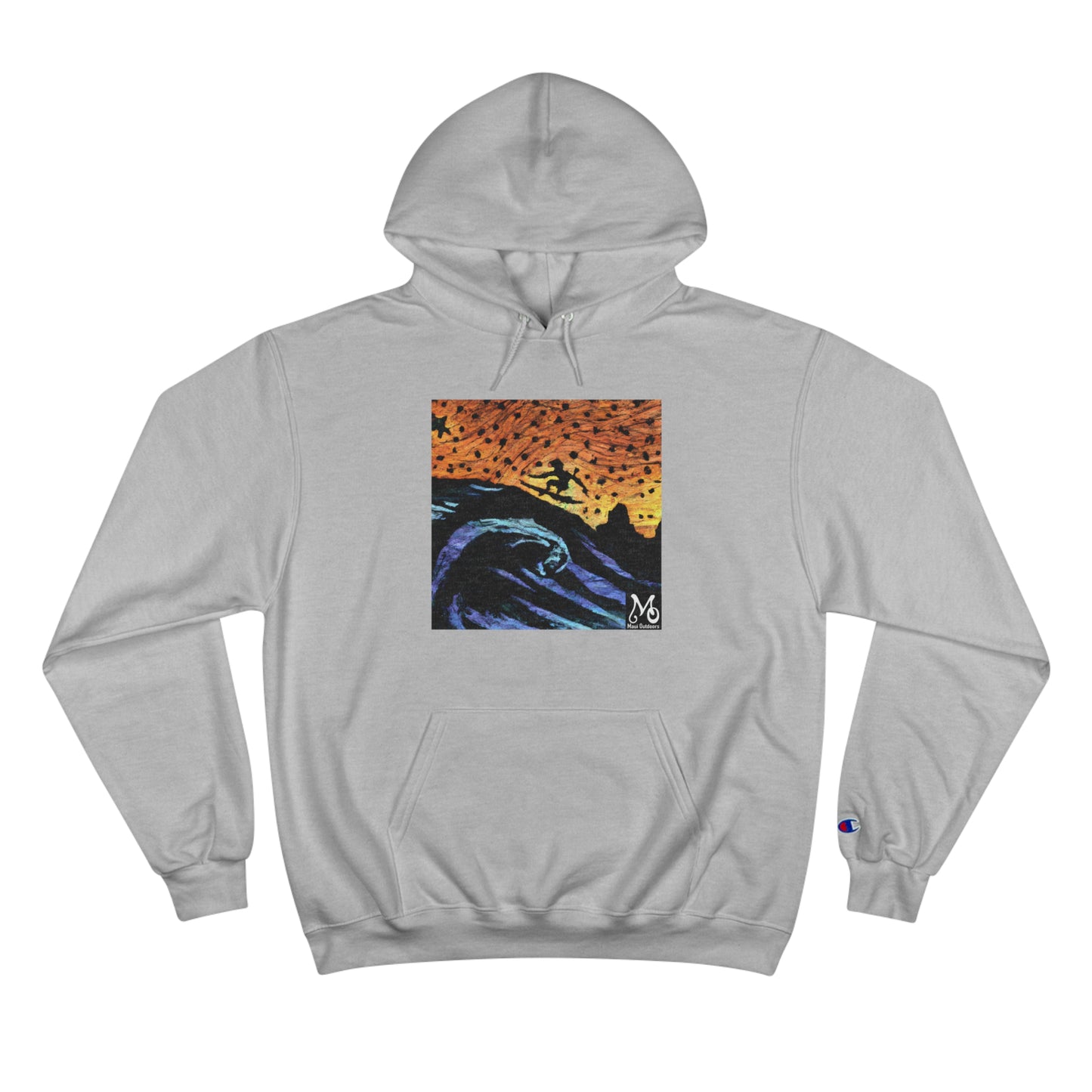 A Surfer's Eternal Flight - Champion Hoodie