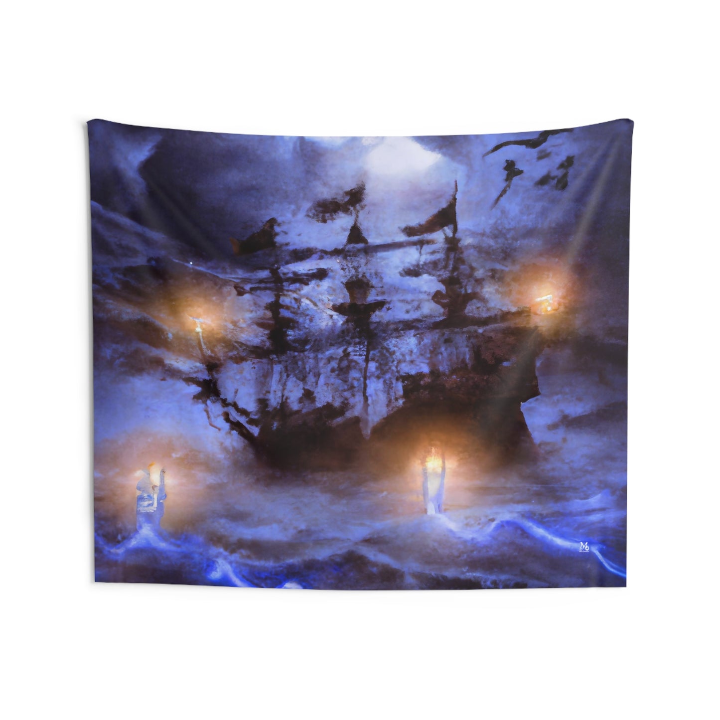 The Ghostly Galleon - Halloween Tapestry