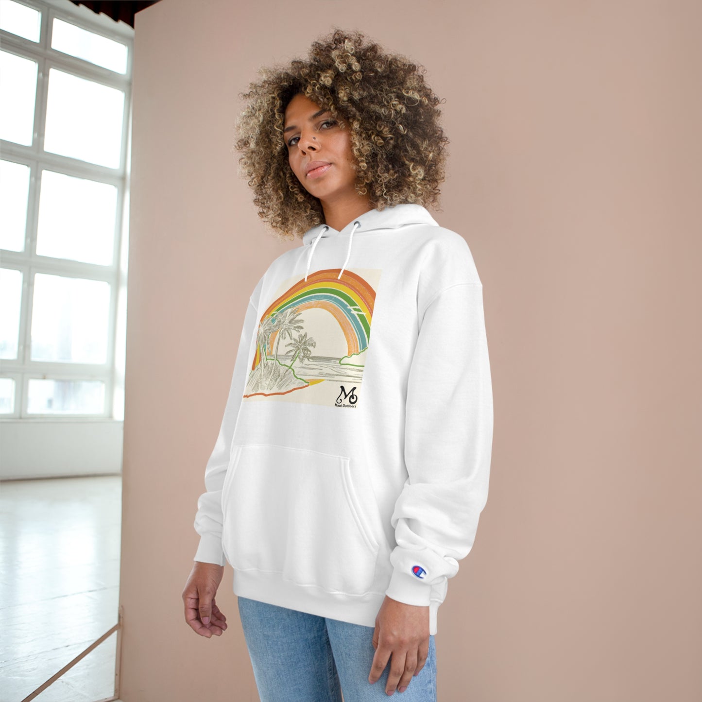 Rainbow Orca - Champion Hoodie