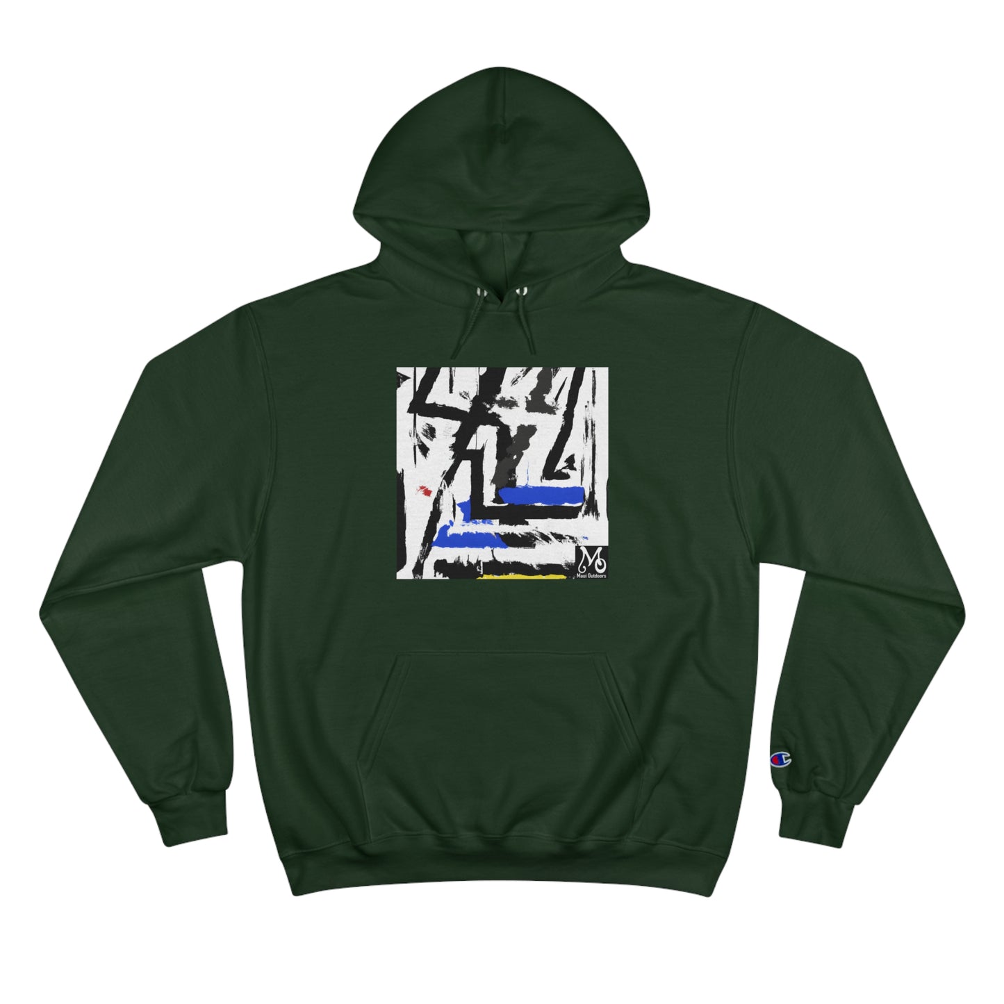 Intersecting Chromatic Clouds - Champion Hoodie