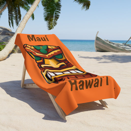 Tiki Maui - Beach Towel