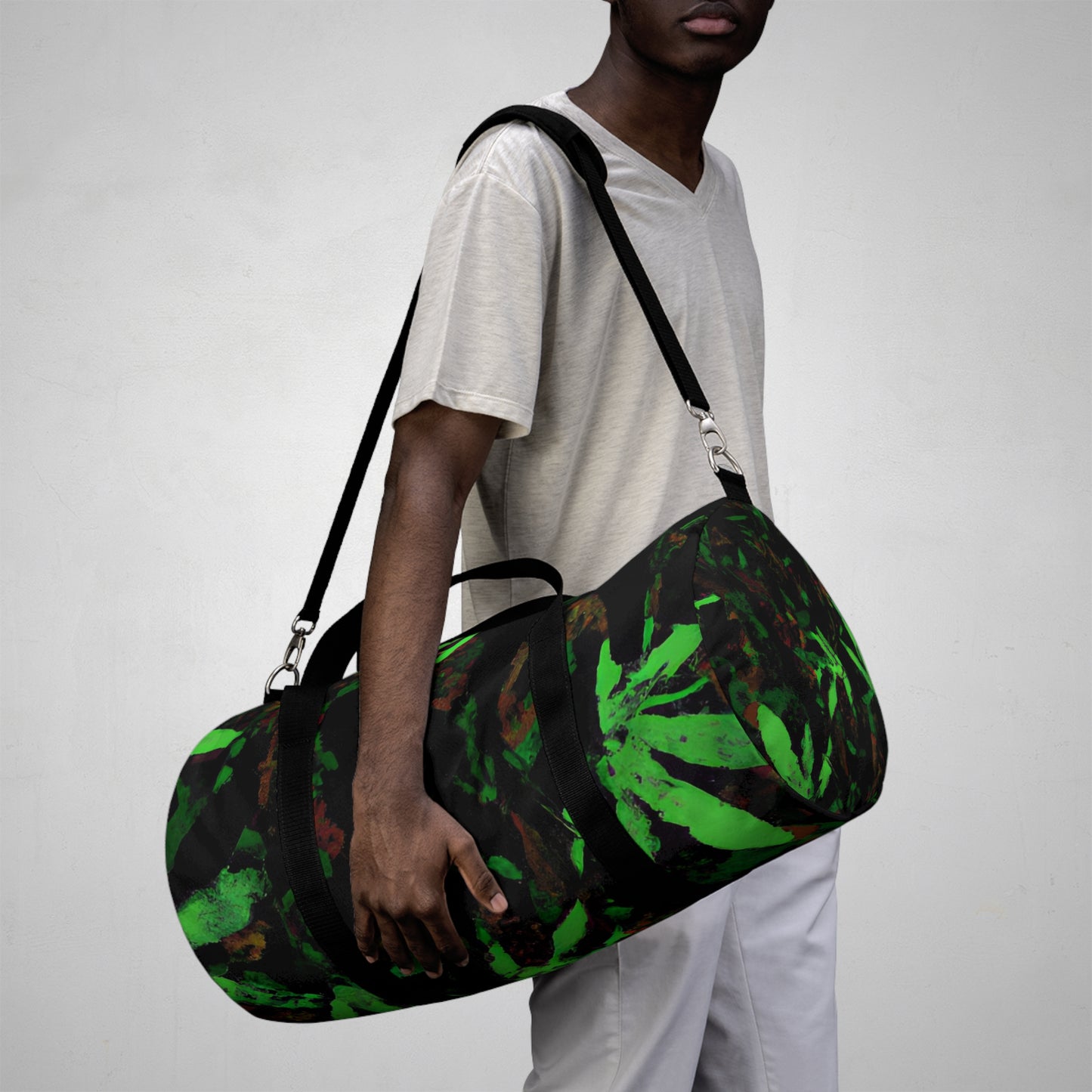 Green Kush Camo - Duffel Bag