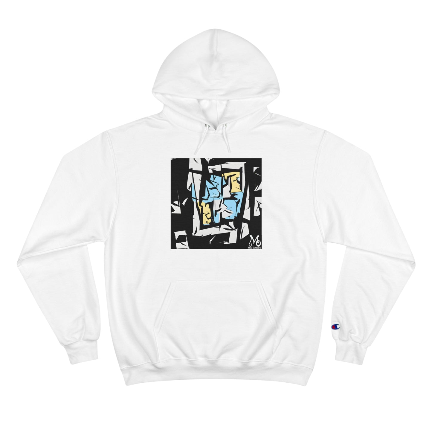 Interwoven Shapes - Champion Hoodie