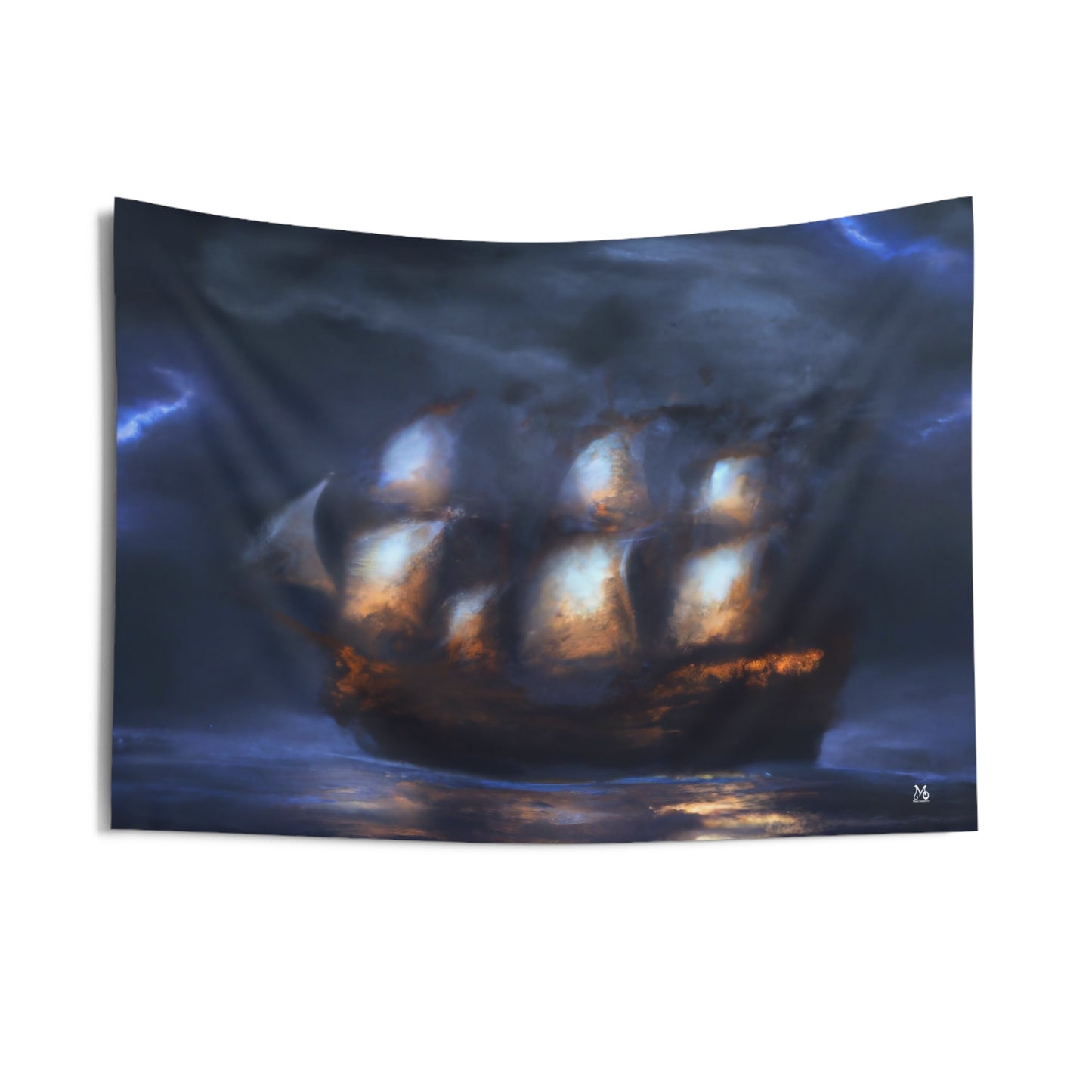 The Ghostly Galleon - Halloween Tapestry