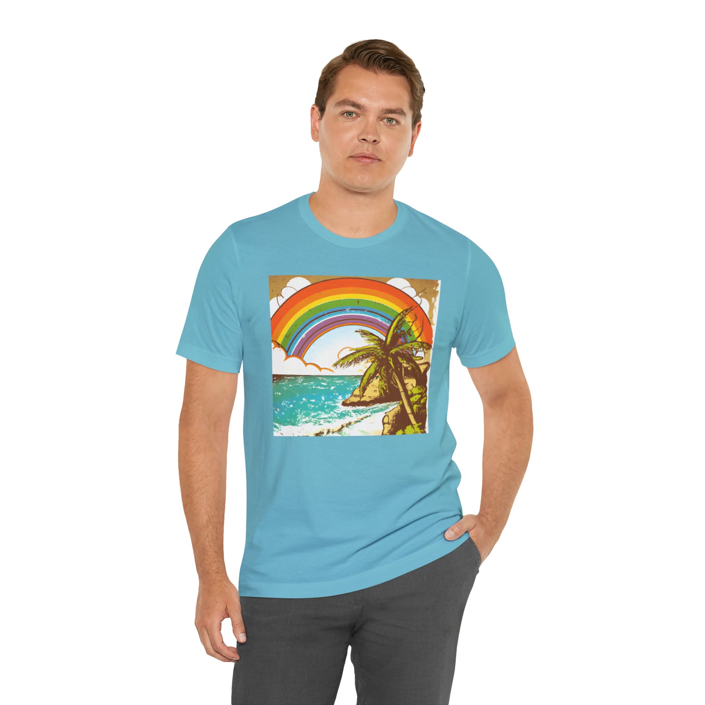 Rainbow Glimmer Island - T-shirt