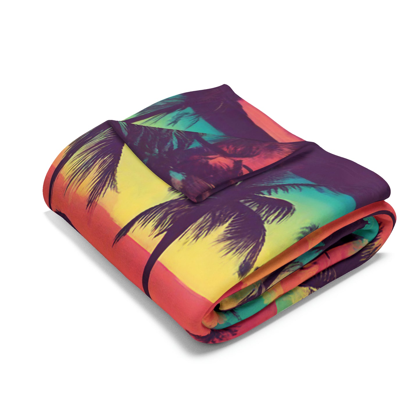 Hawaiian Beach Collage - Fleece Blanket