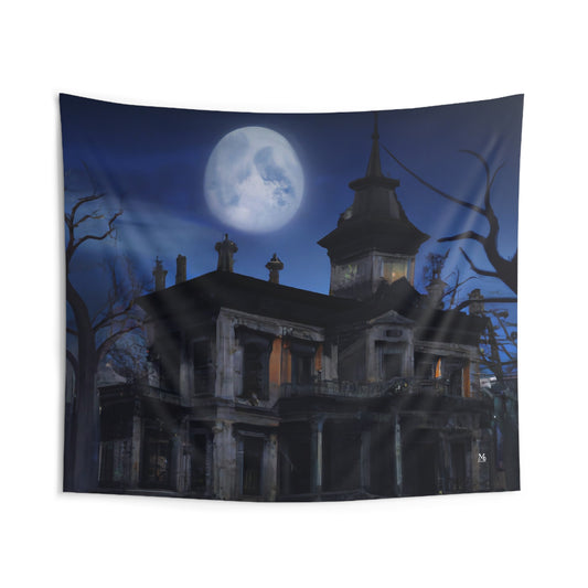 Darkwood Manor - Halloween Tapestry