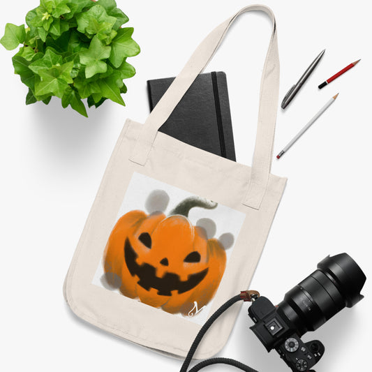 Grim gourd - Organic Canvas Tote Bag