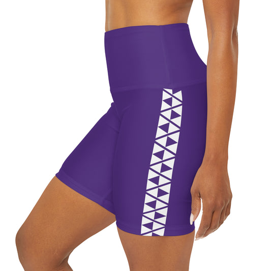 Maui Outdoors Tribal VIII - High Waisted Yoga Shorts