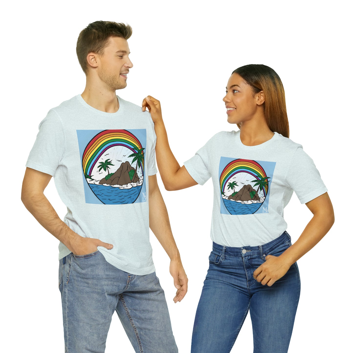 Rainbow Vista Island III - T-shirt