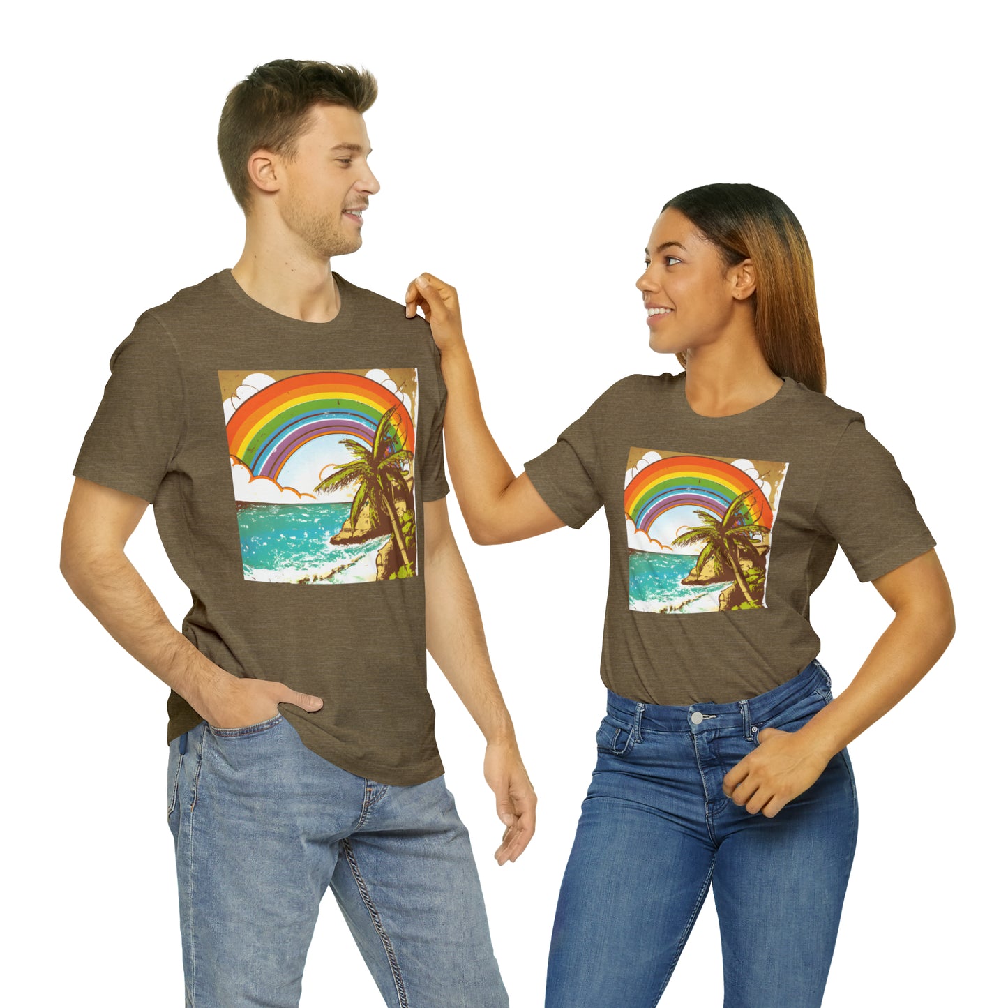 Rainbow Glimmer Island - T-shirt