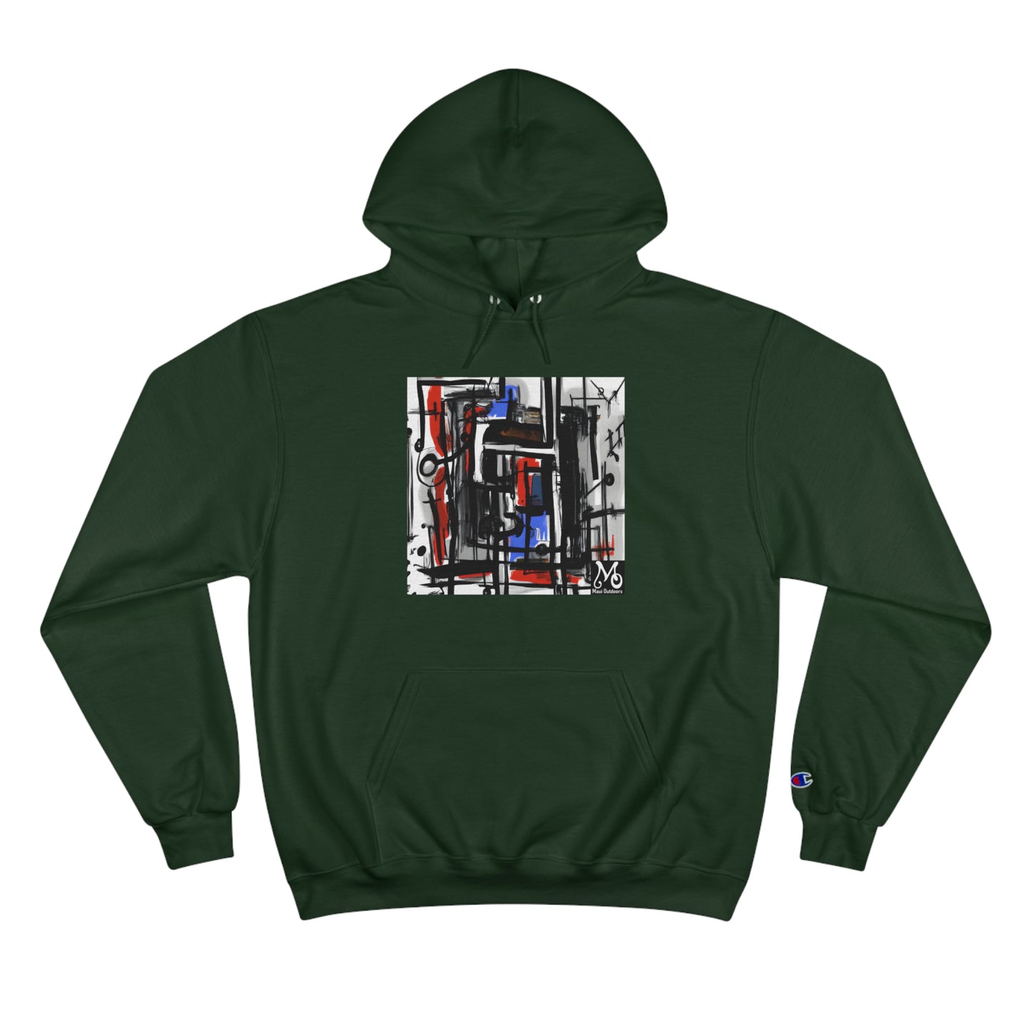 Interlaced Reflections - Champion Hoodie