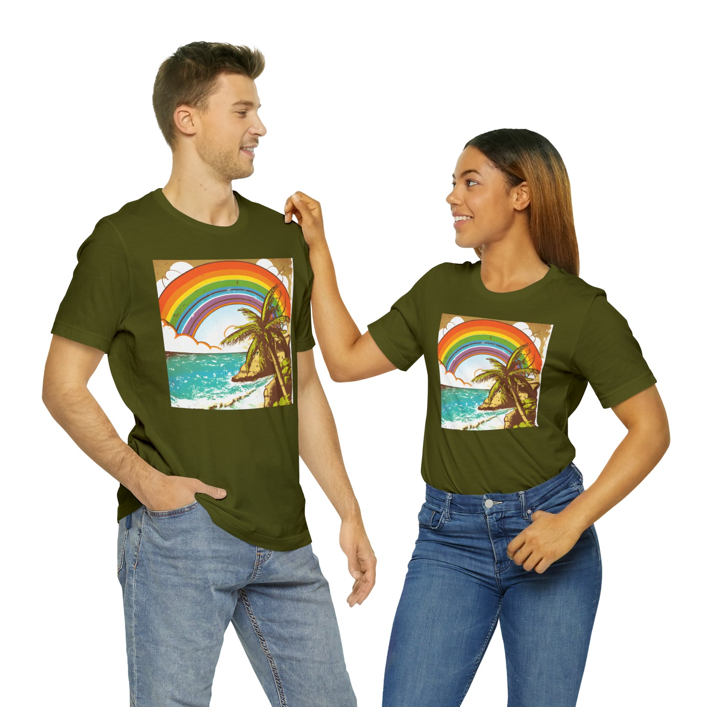 Rainbow Glimmer Island - T-shirt