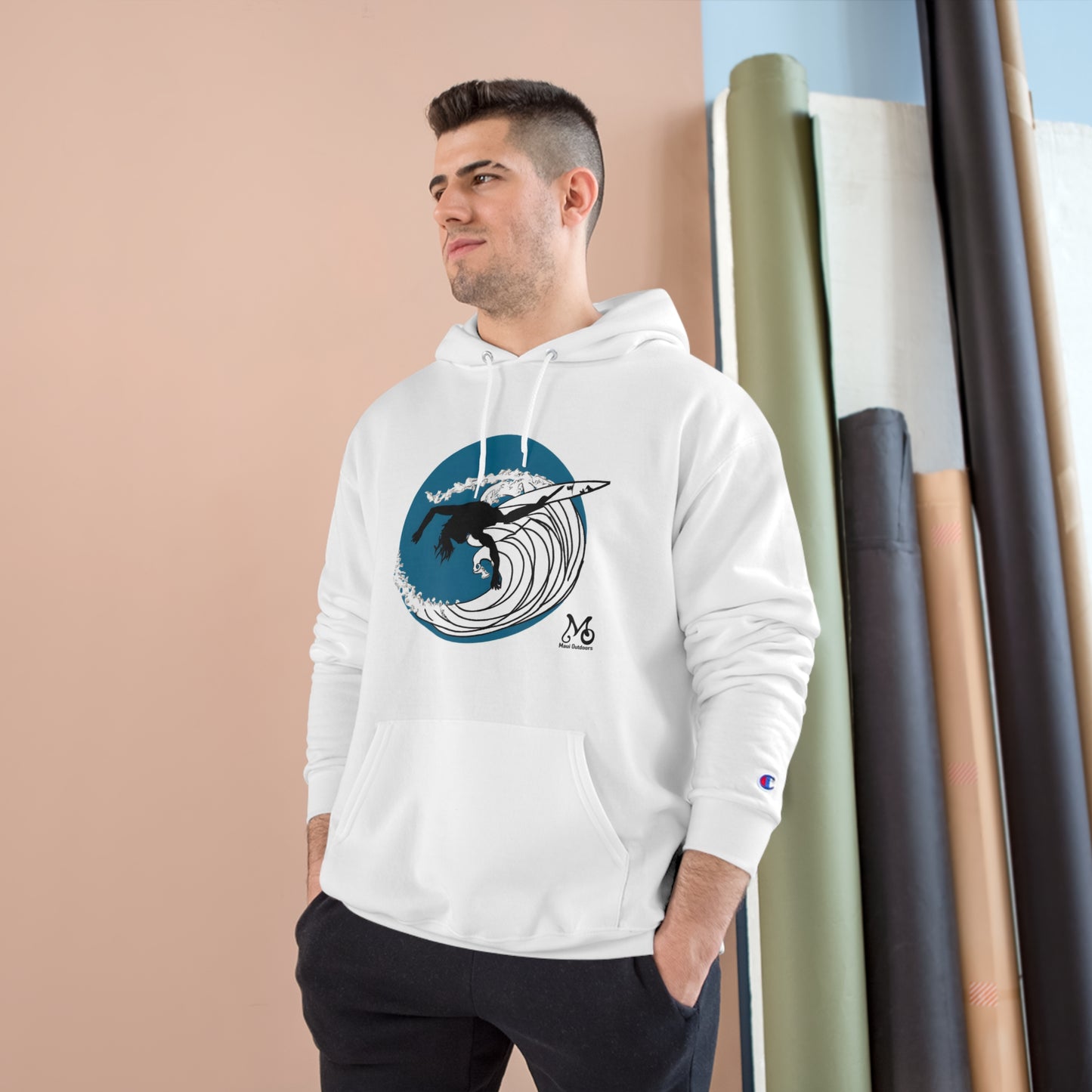 Air Surfing Sam - Champion Hoodie