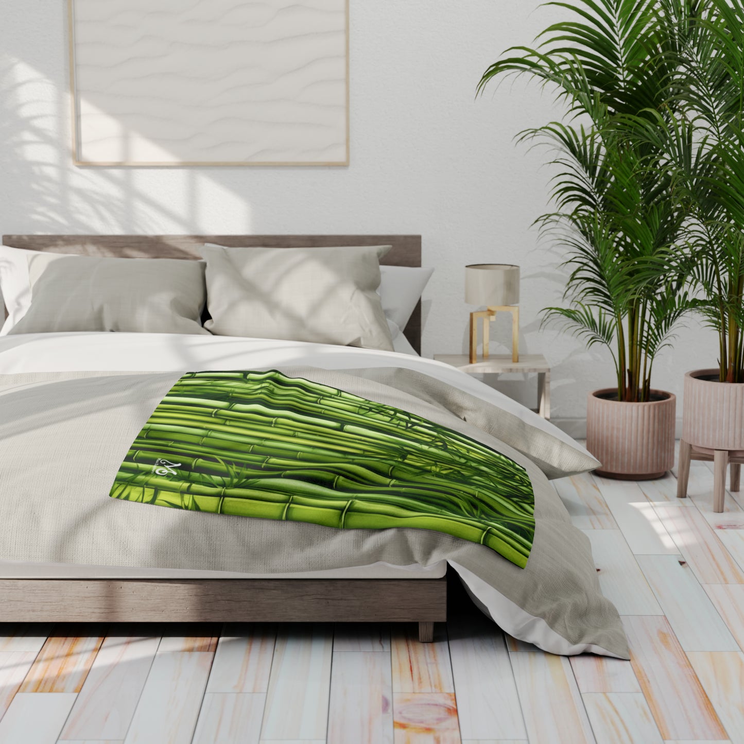 Bamboo Forest -  Fleece Blanket