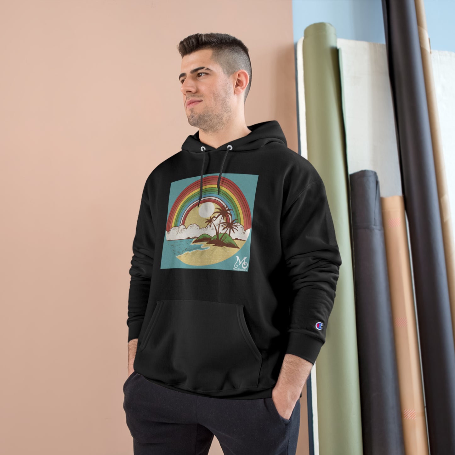 Rainbow Oahu - Champion Hoodie