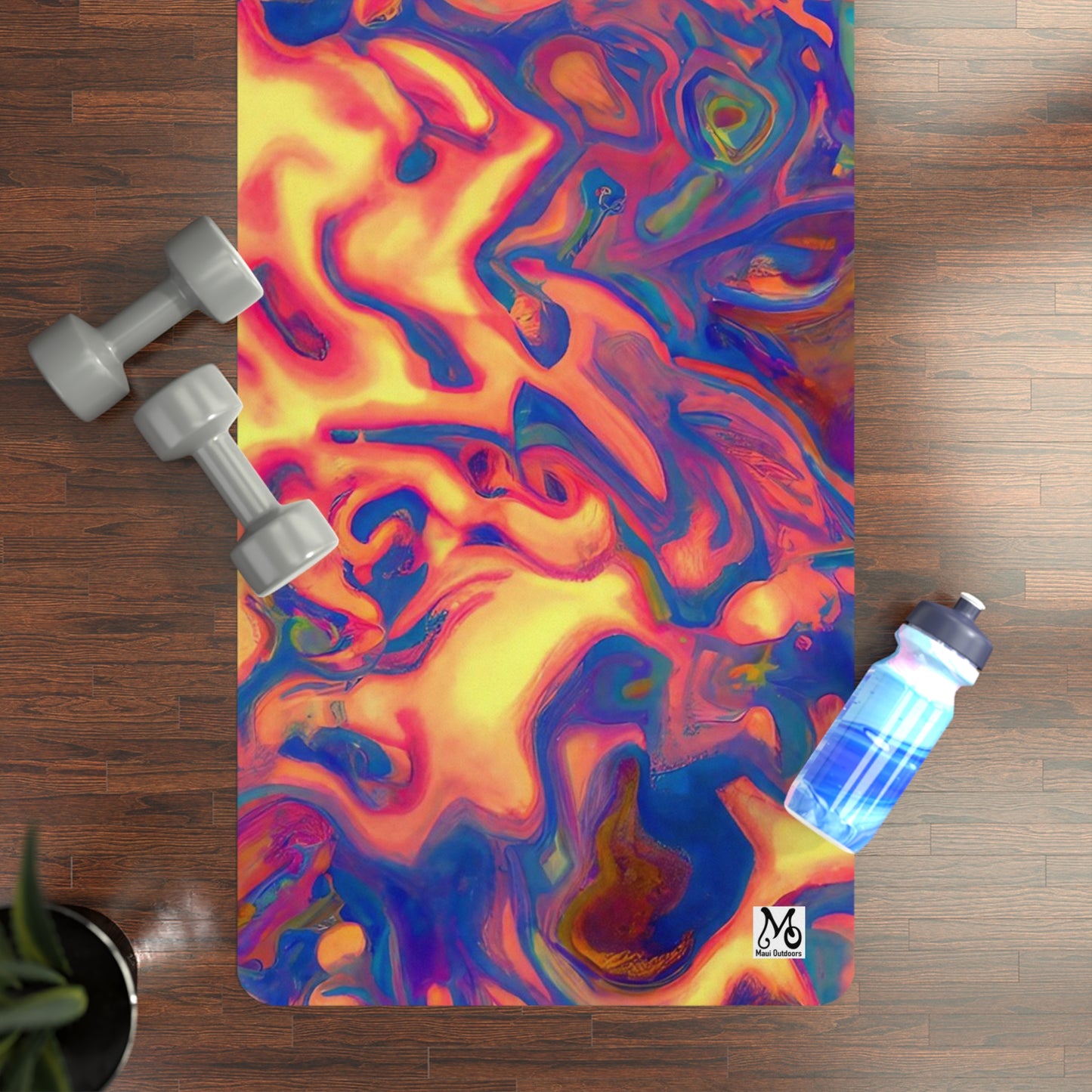 Vibrating Volcanic Visions - Yoga Mat