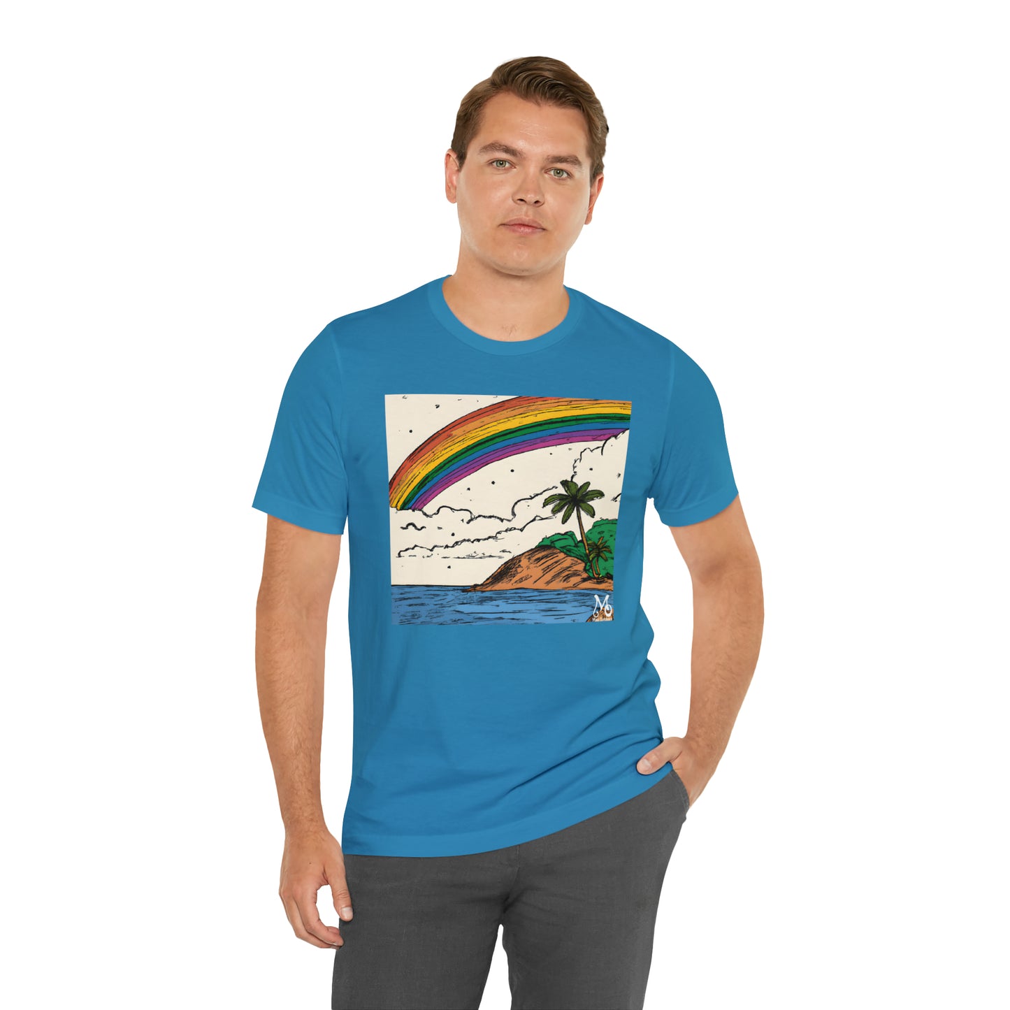 Rainbow Aloha Island - T-shirt