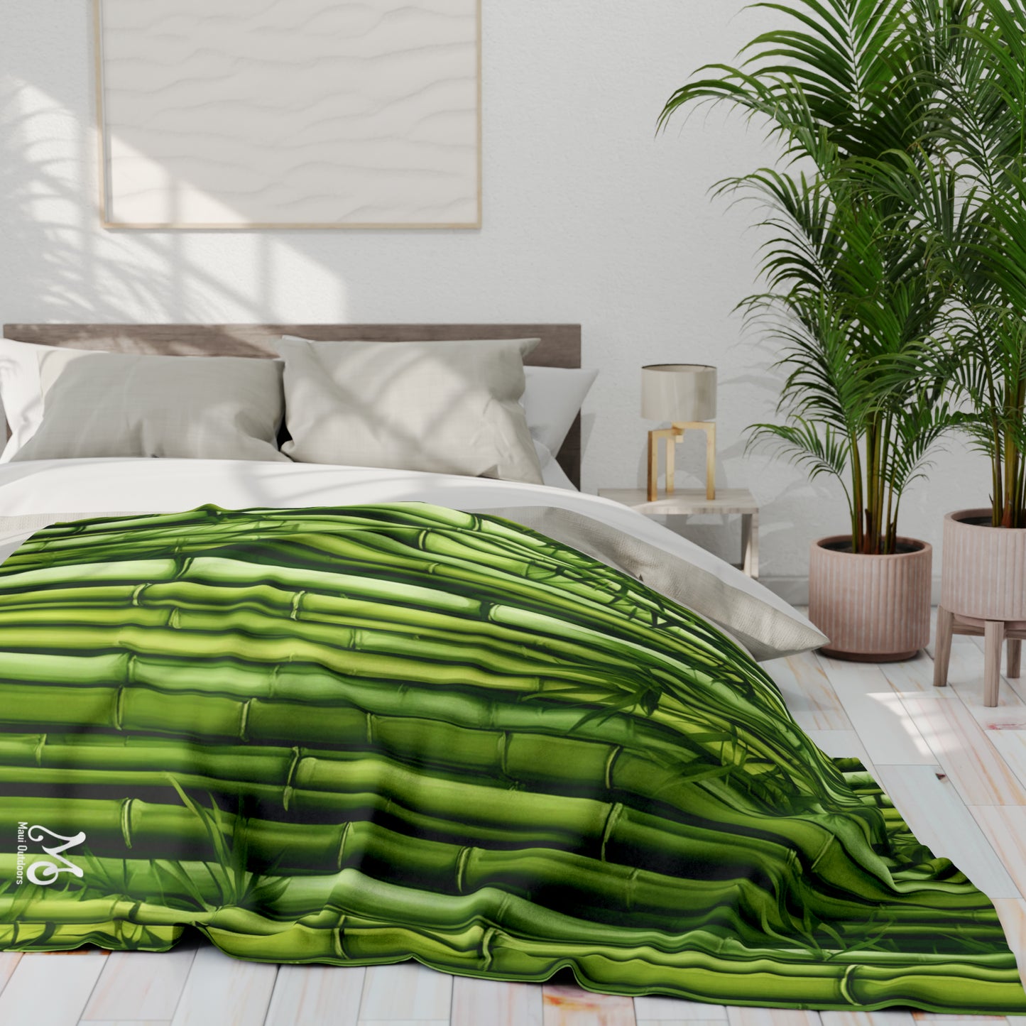 Bamboo Forest -  Fleece Blanket