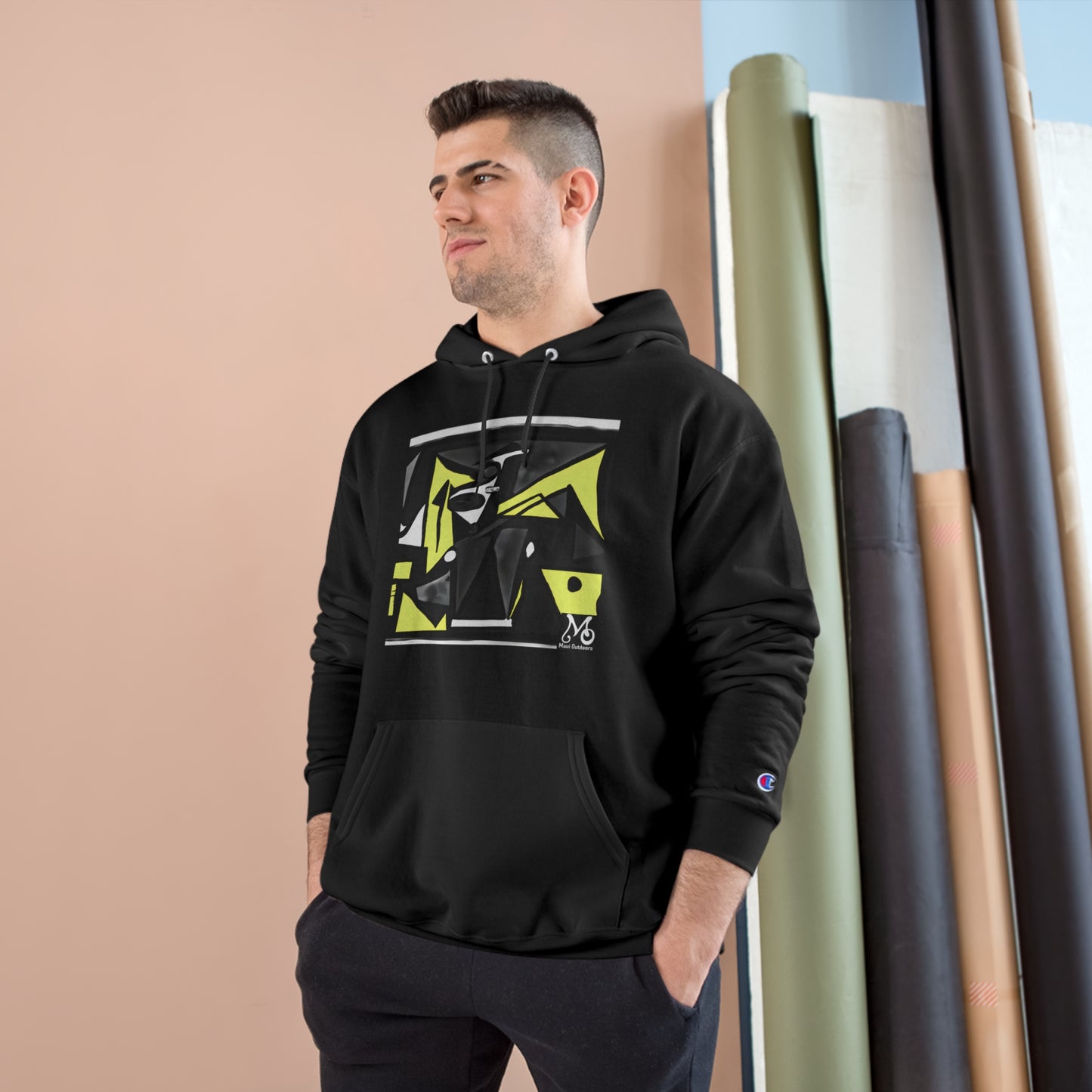 Geometric Splendor - Champion Hoodie