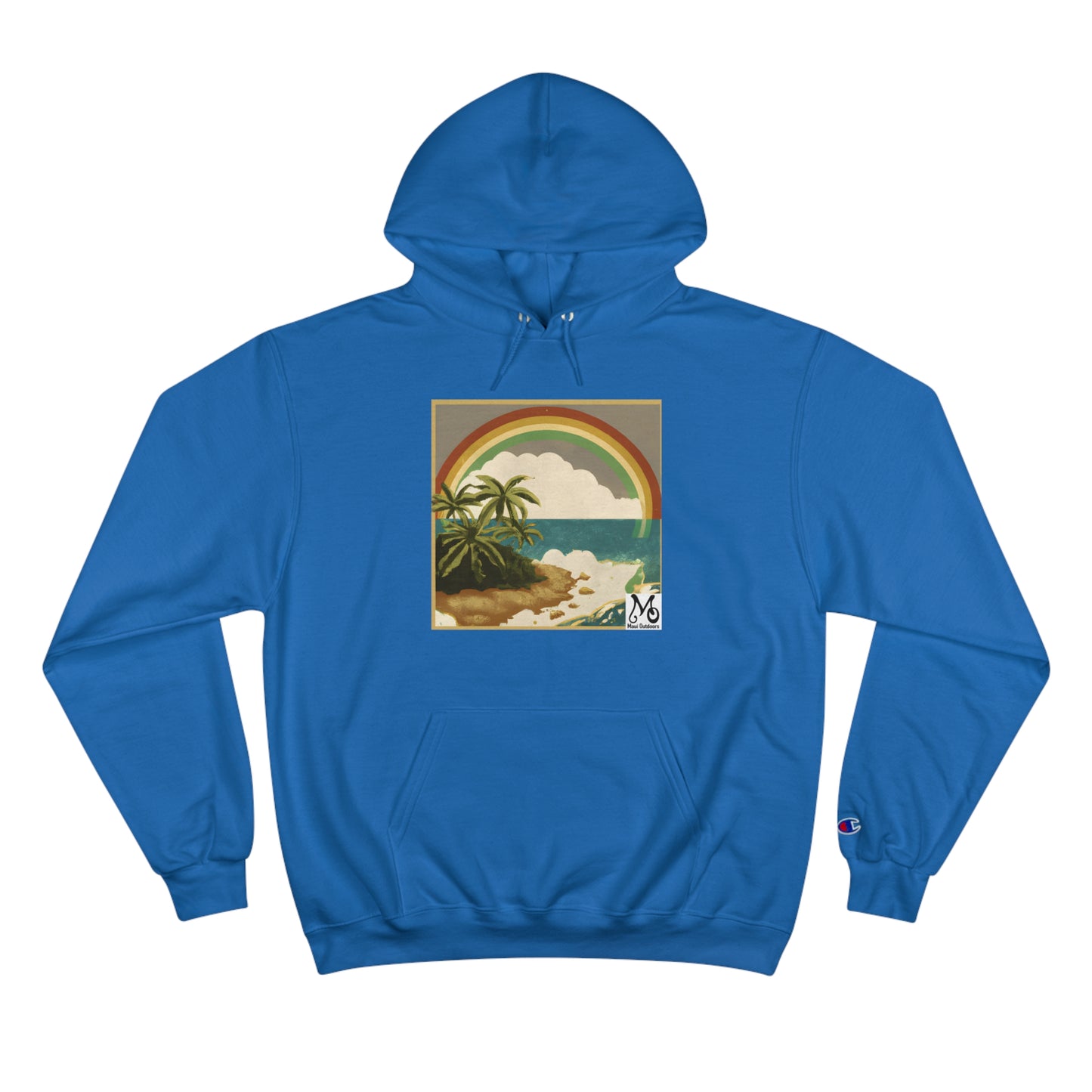 Rainbow Tiki - Champion Hoodie