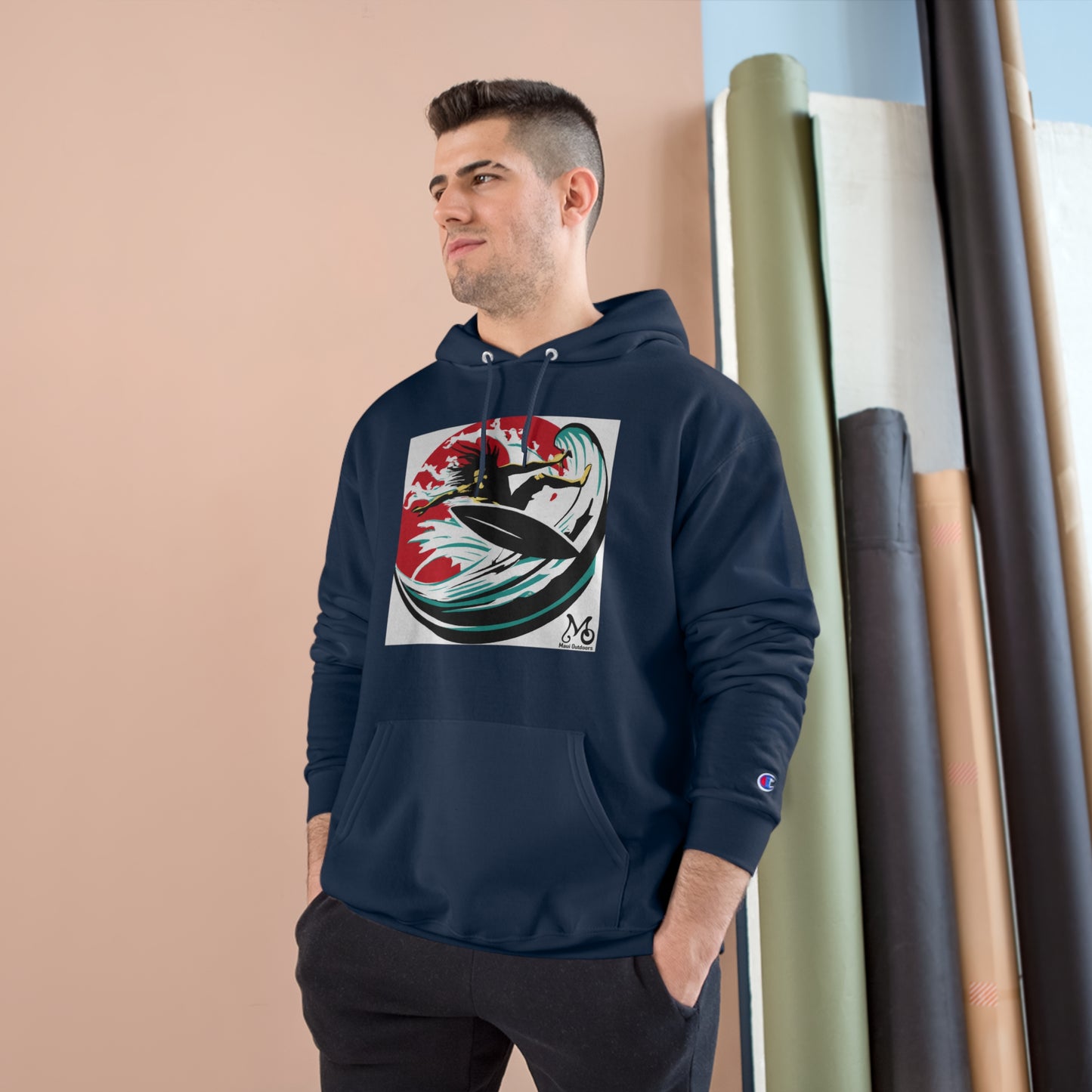 Air Gnarly Surfrider - Champion Hoodie