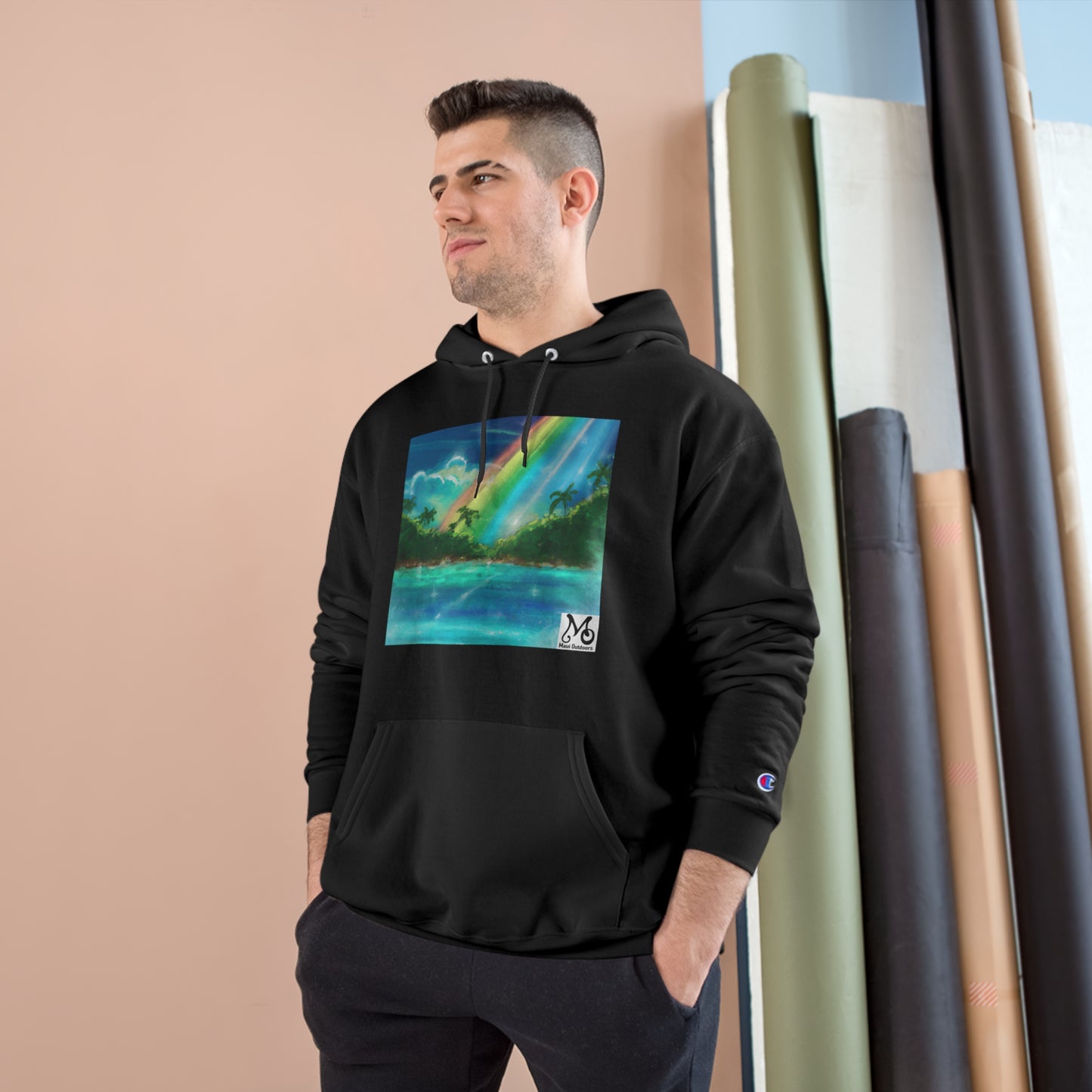 Sunset Cove Island. - Champion Hoodie