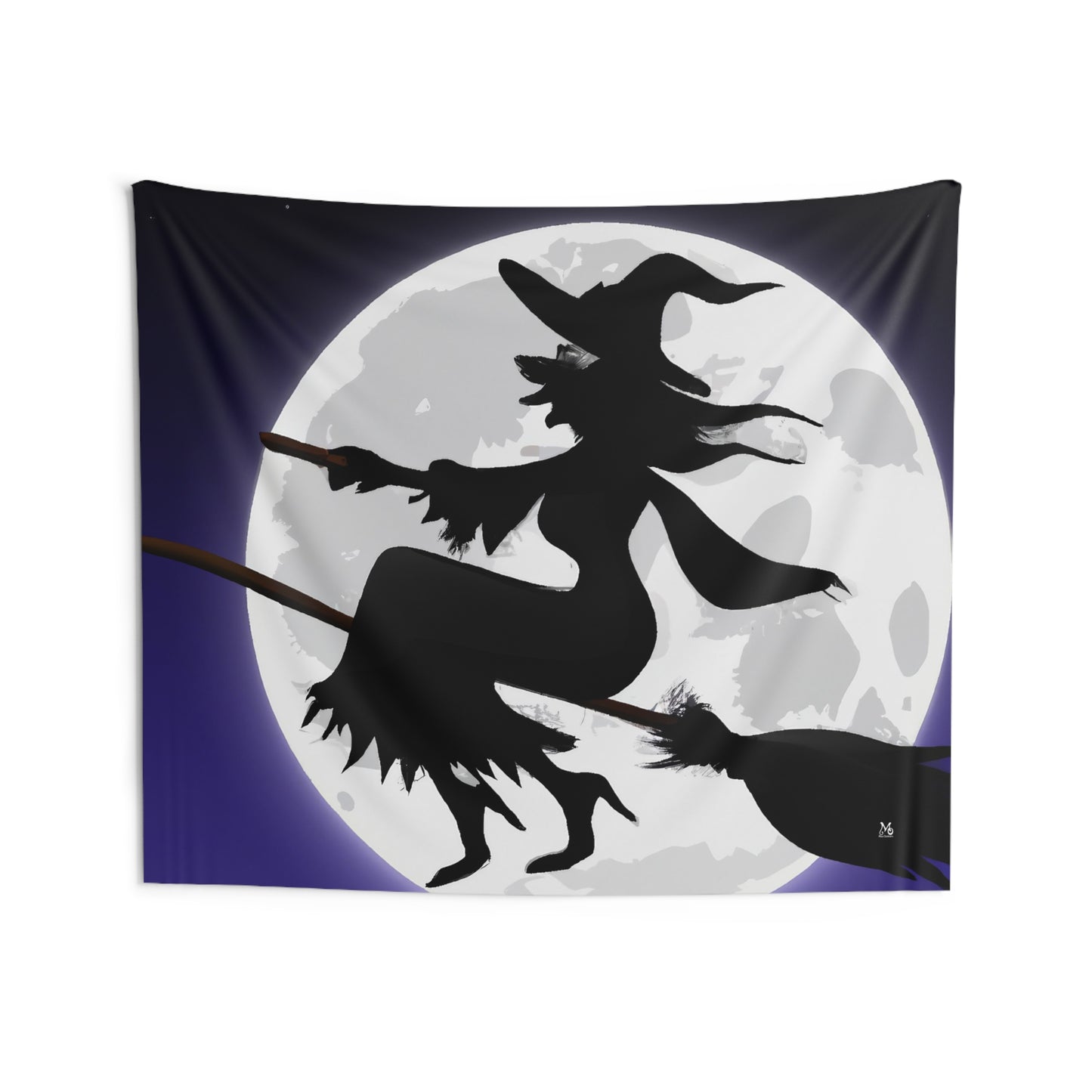 Wanda the Witchy Broomrider - Halloween Tapestry